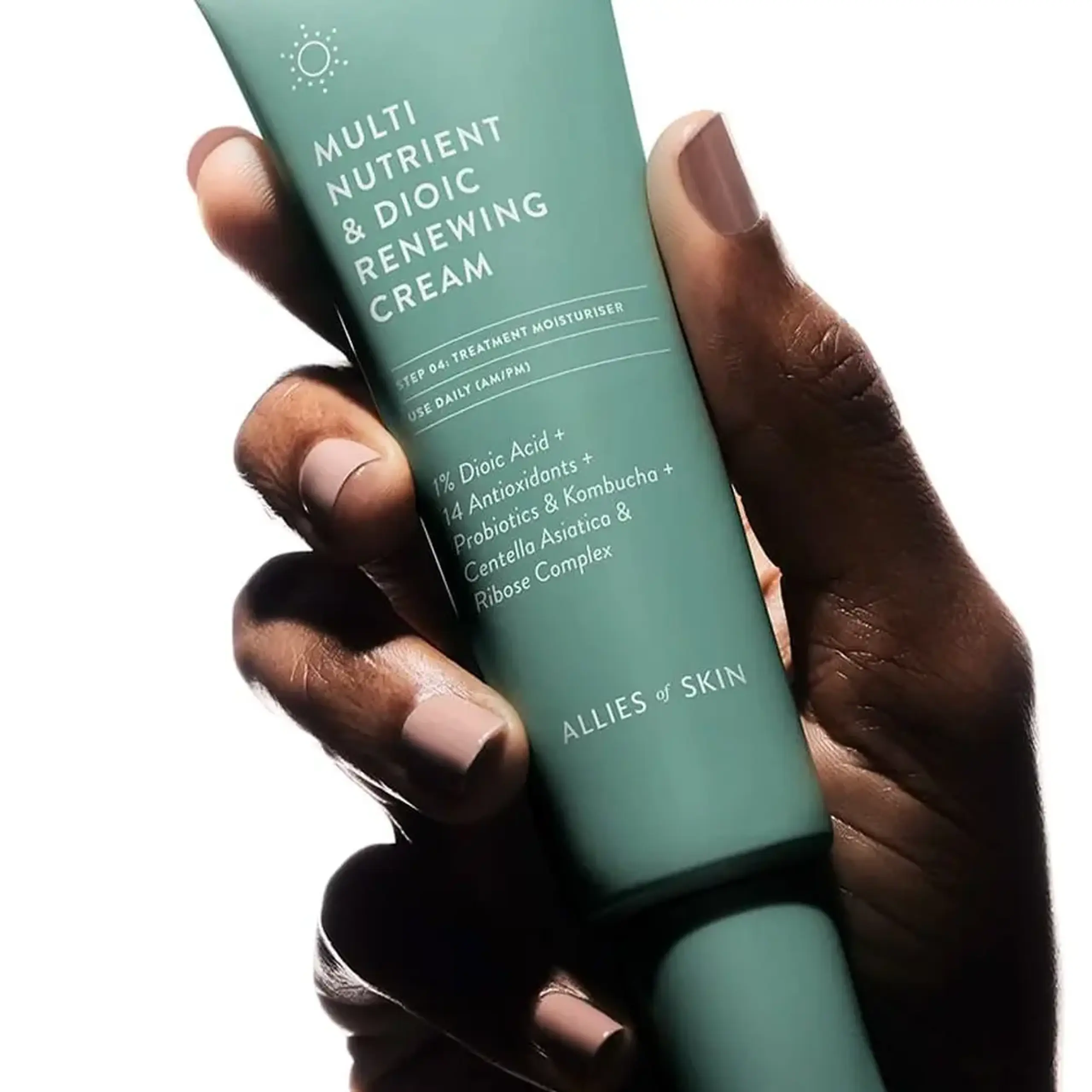 Cremă hidratantă pentru combaterea hiperpigmentării Allies of Skin Multi Nutrient and Dioic Renewing Cream 50ml