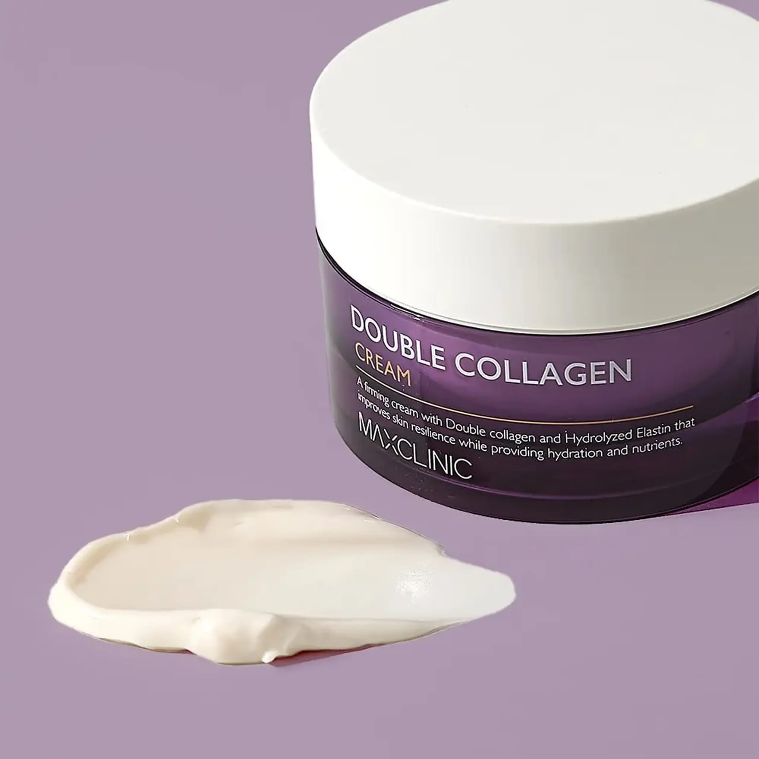 Cremă nutritivă cu complex de colagen, Argireline®, acid hialuronic, ceramide Maxclinic Double Collagen Cream 50ml