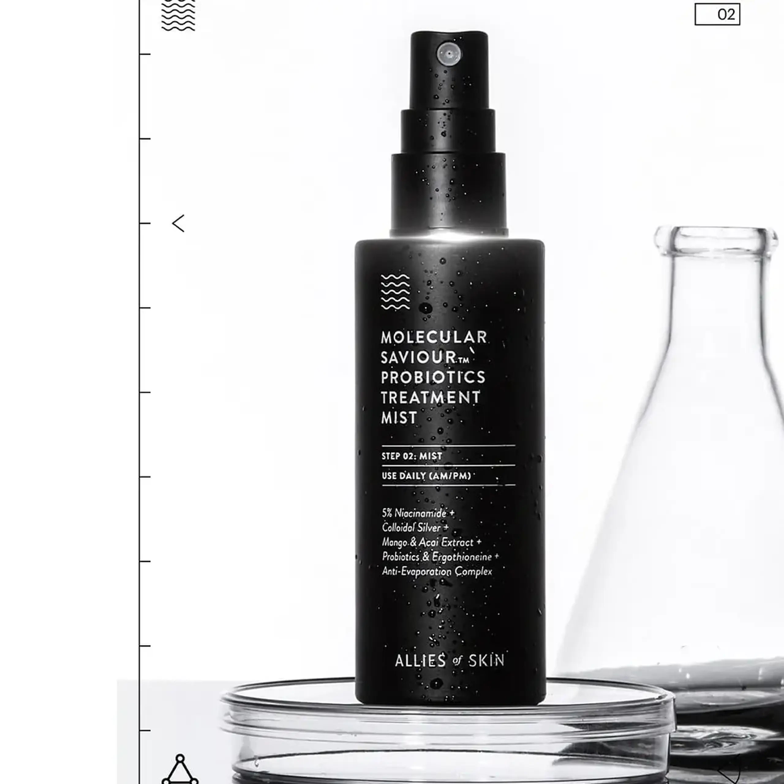 Mist hidratant pentru restabilirea barierei pielii Allies of Skin Molecular Saviour Probiotics Treatment Mist 50 ml
