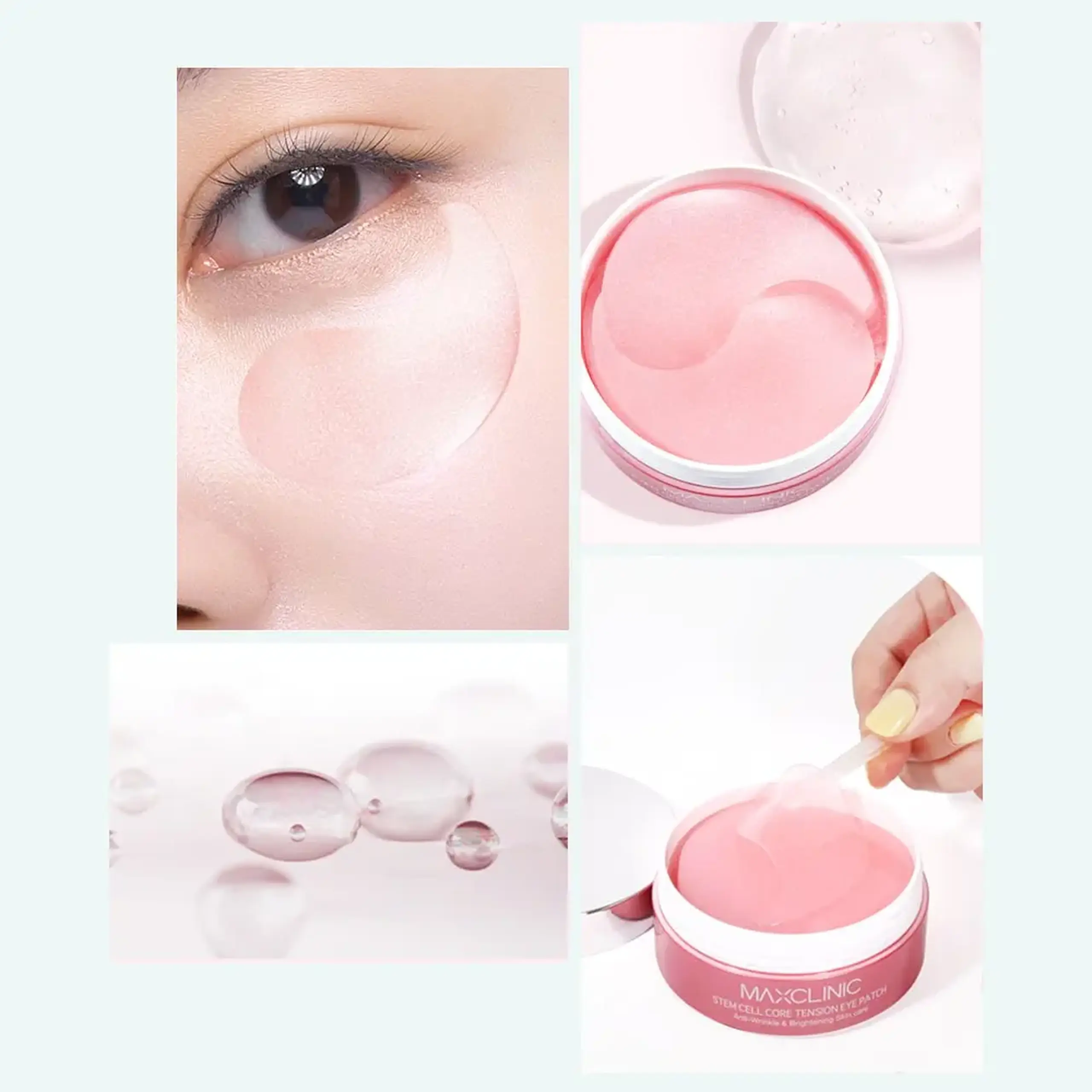 Patch-uri hidratante pentru ochi cu celule stem Maxclinic Stem Cell Core Tension Eye Patch