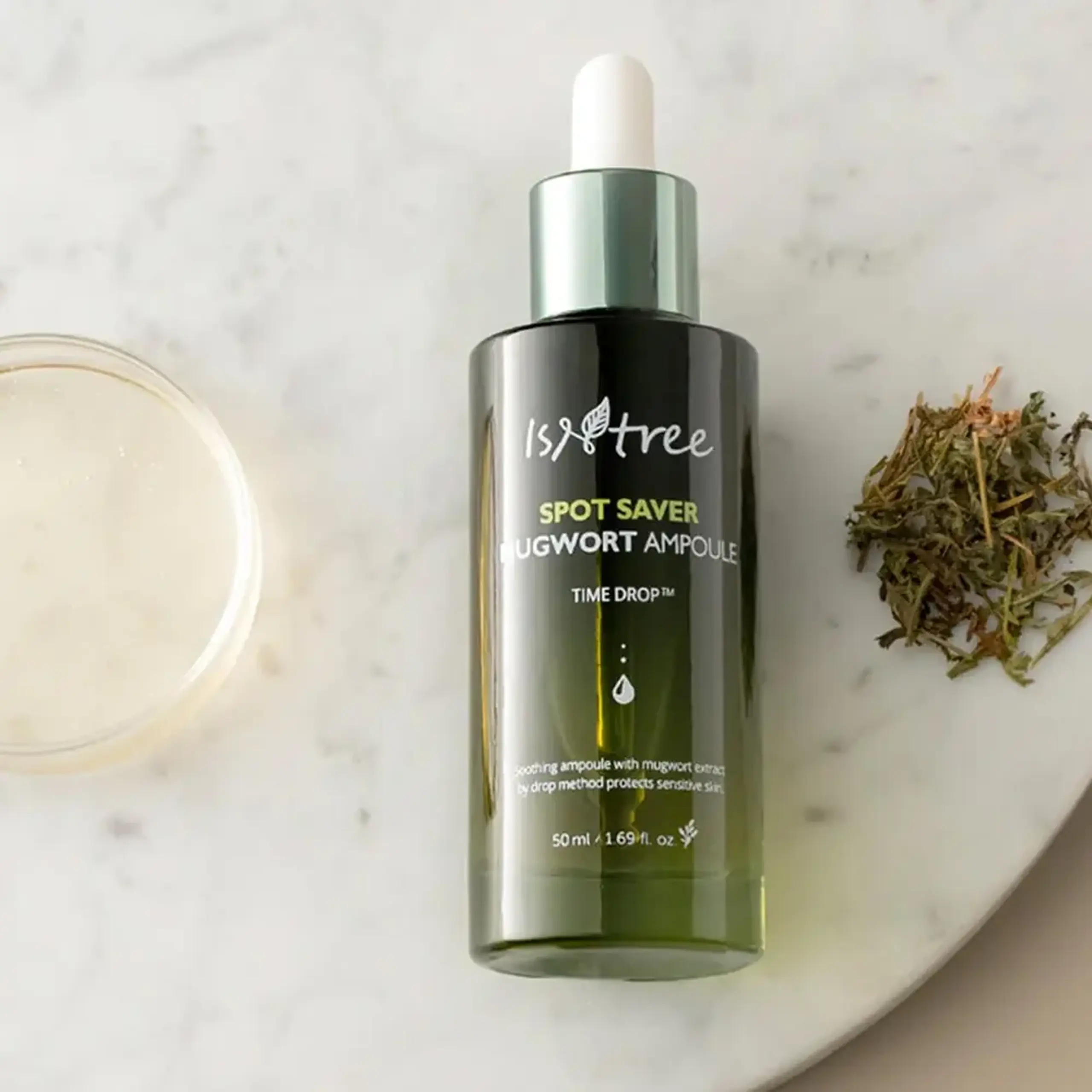 Ser cu efect antinflamator Isntree Mugwort Calming Ampoule 50ml