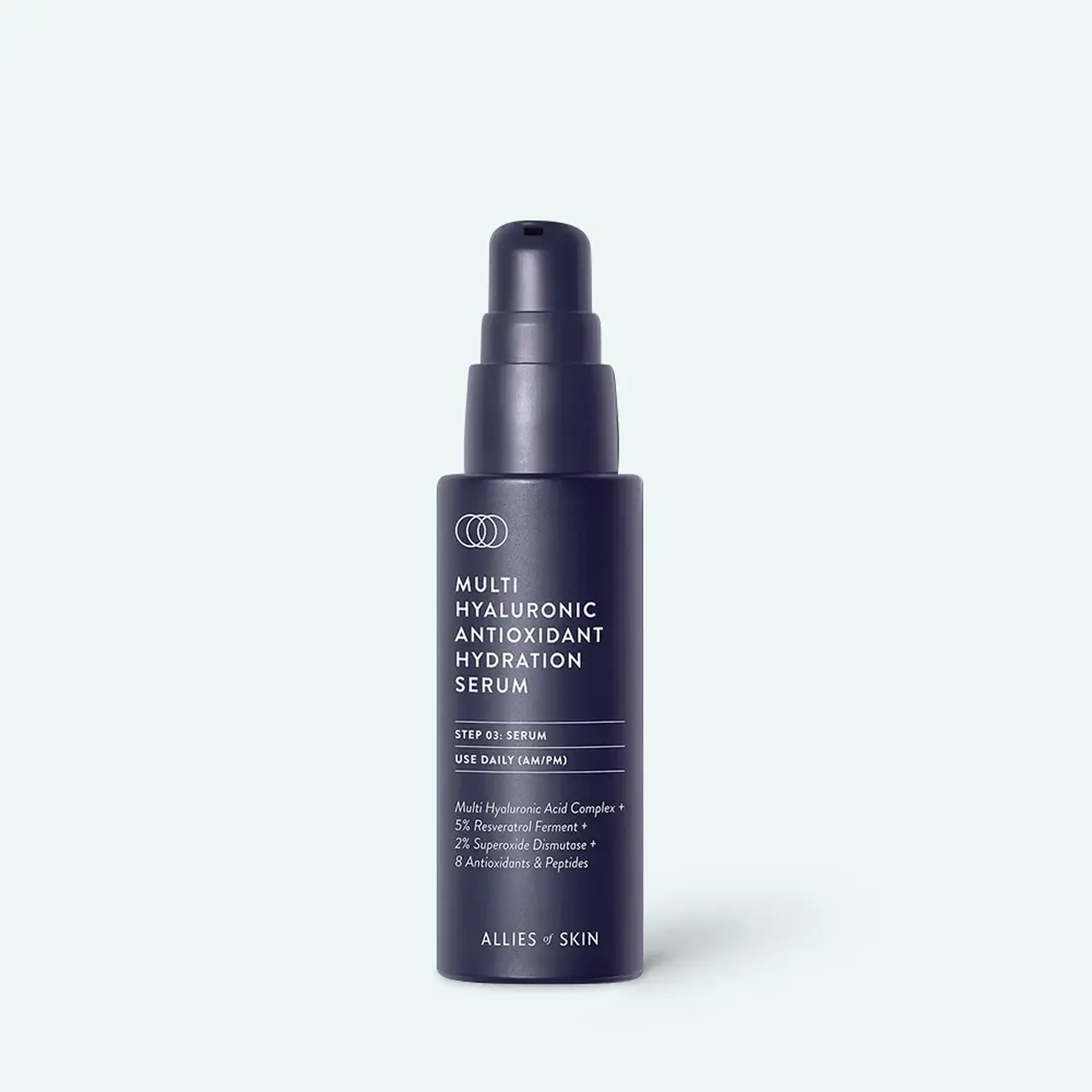 Ser hidratant cu acid Hyaluronic Allies of Skin Multi Hyaluronic Antioxidant Hydration Serum 30ml