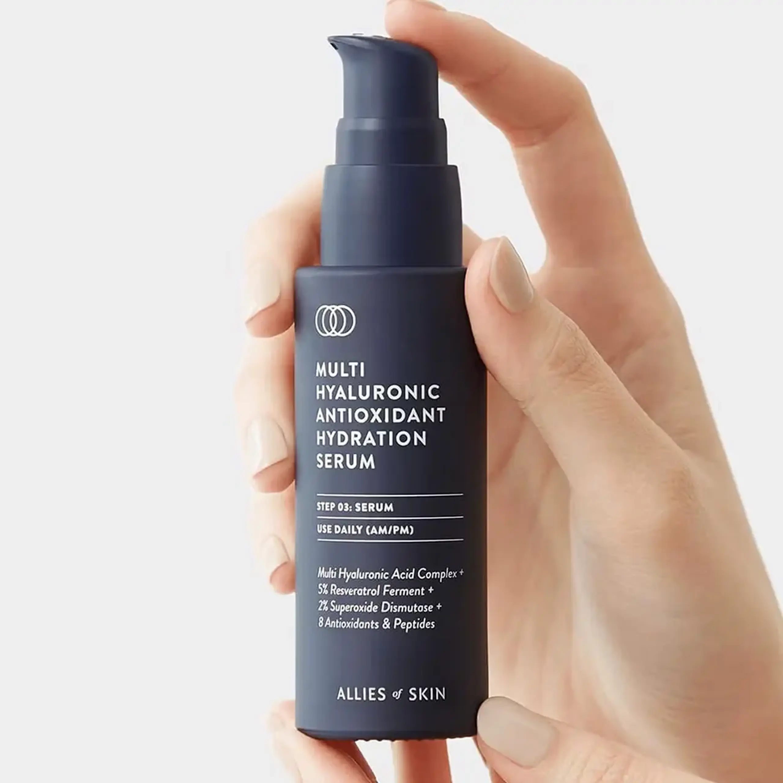 Ser hidratant cu acid Hyaluronic Allies of Skin Multi Hyaluronic Antioxidant Hydration Serum 30ml