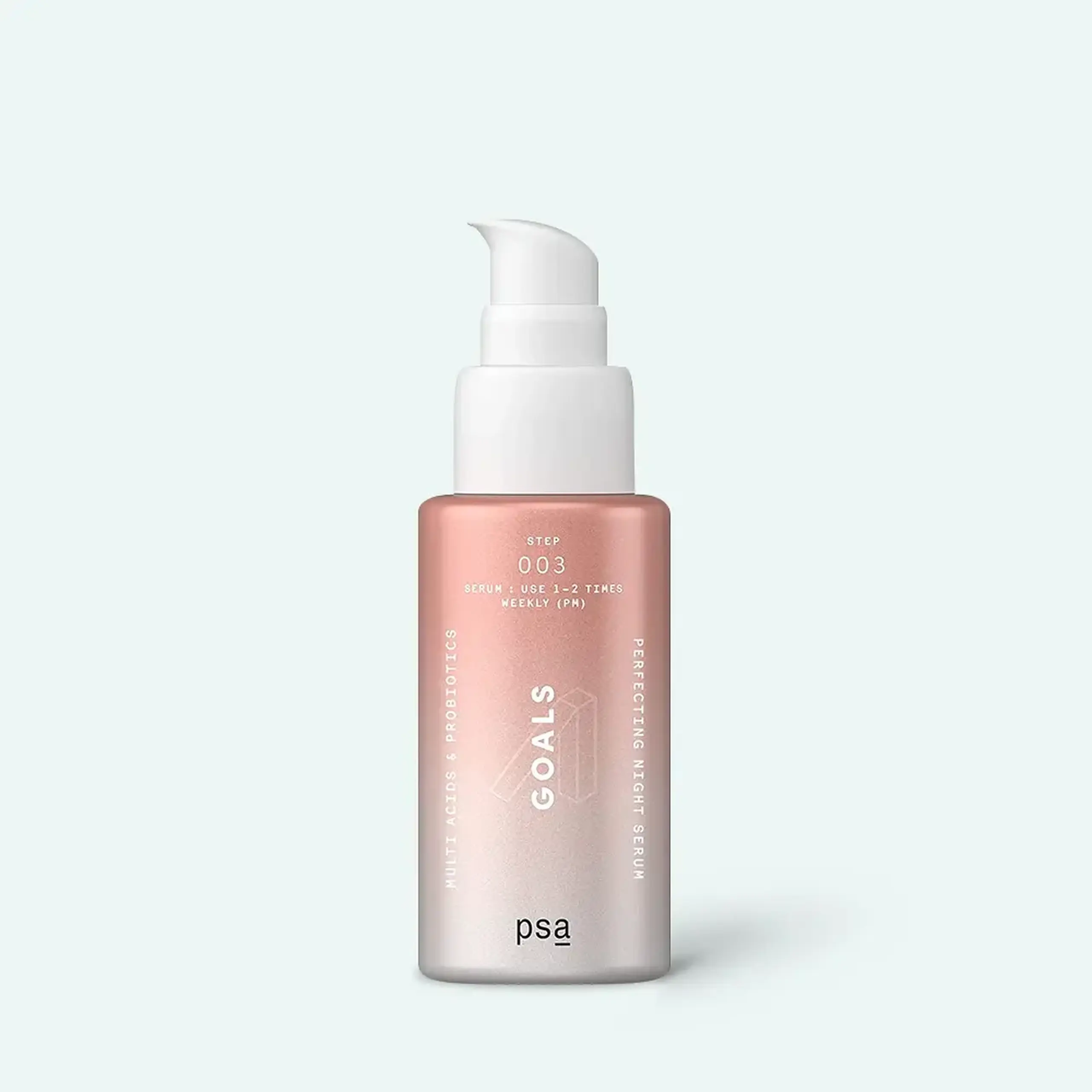 Ser pe noapte cu Probiotice si complex de Acizi PSA Goals Multi Acids and Probiotics Perfecting Night Serum 30ml
