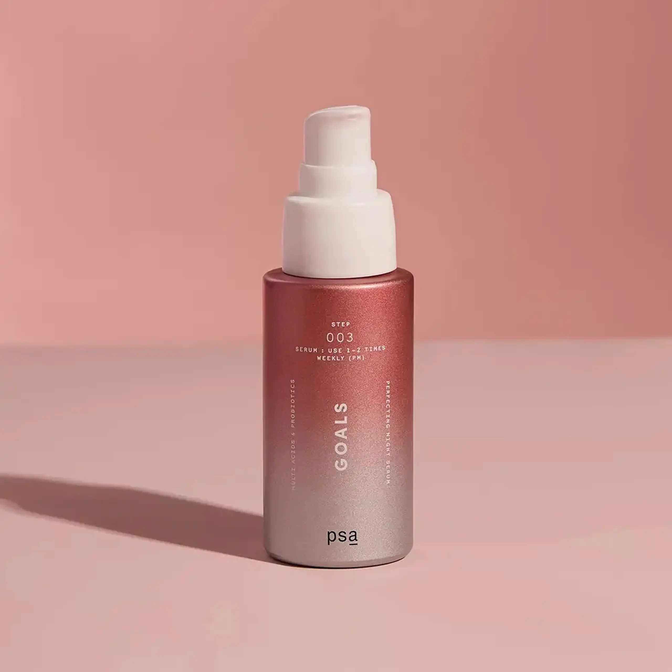 Ser pe noapte cu Probiotice si complex de Acizi PSA Goals Multi Acids and Probiotics Perfecting Night Serum 30ml