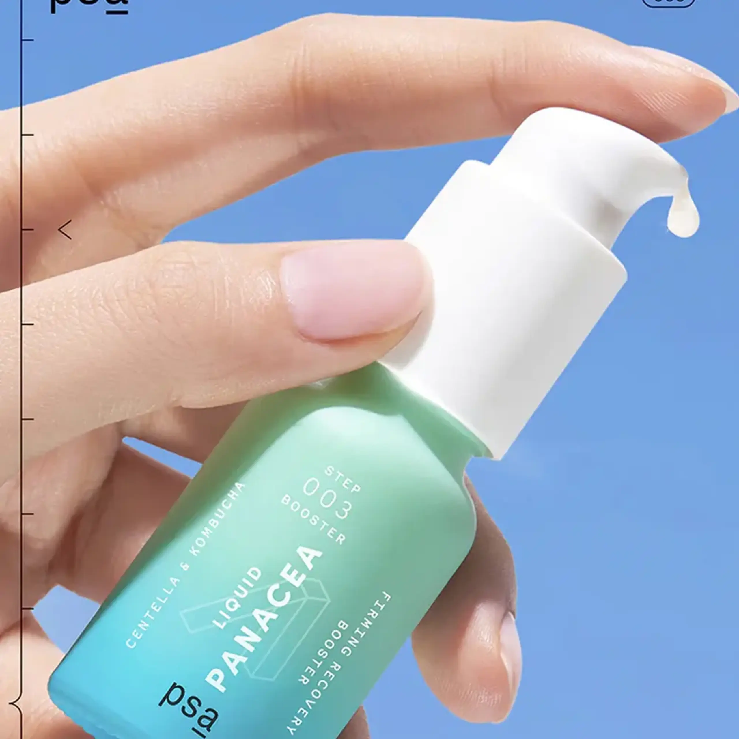 Ser pentru fermitate cu Centella Asiatica si Kombucha PSA Liquid Panacea Centella and Kombucha Firming Recovery Booster 15ml