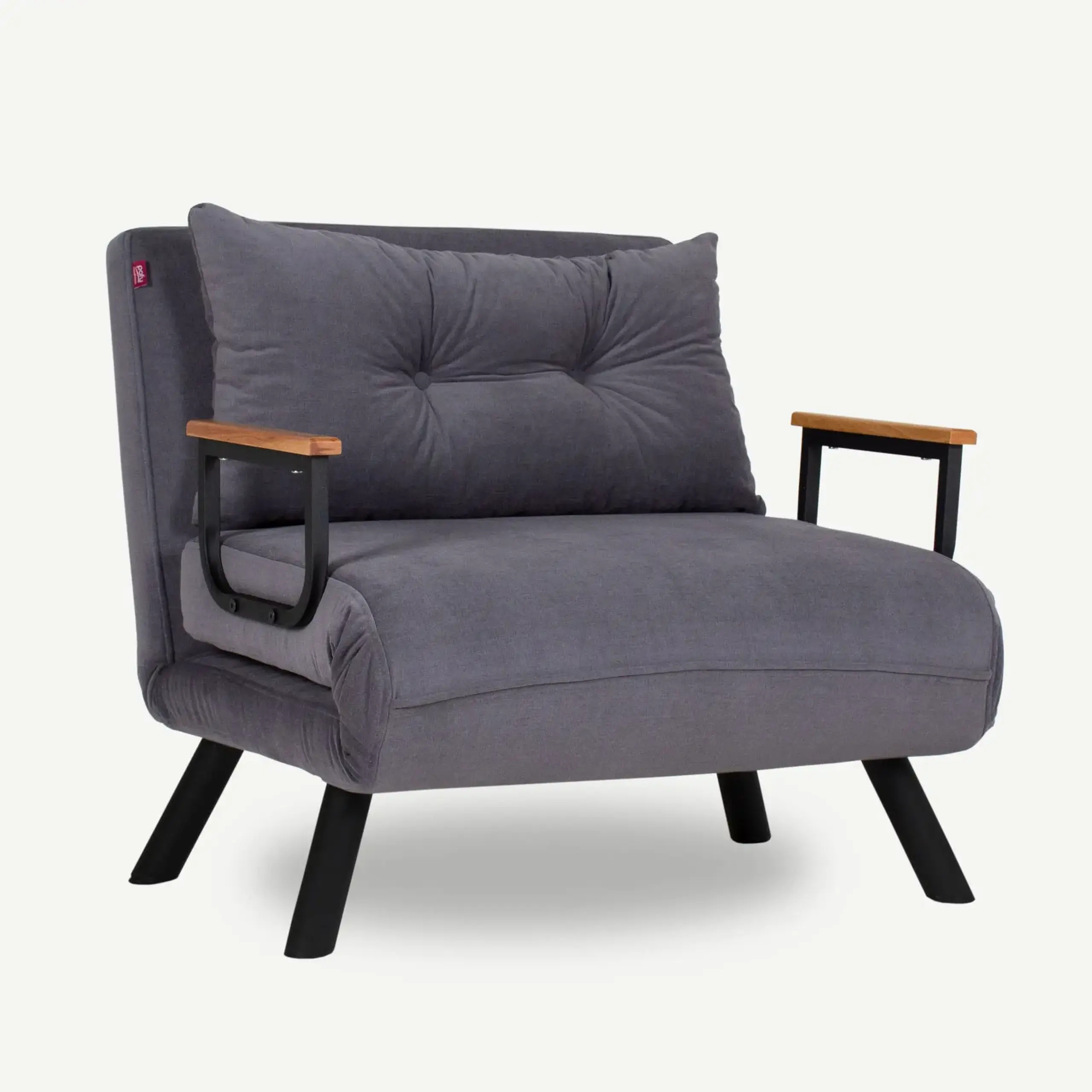 Canapea extensibila cu 1 loc Sando Single - Gri 78 x 78 x 60 cm