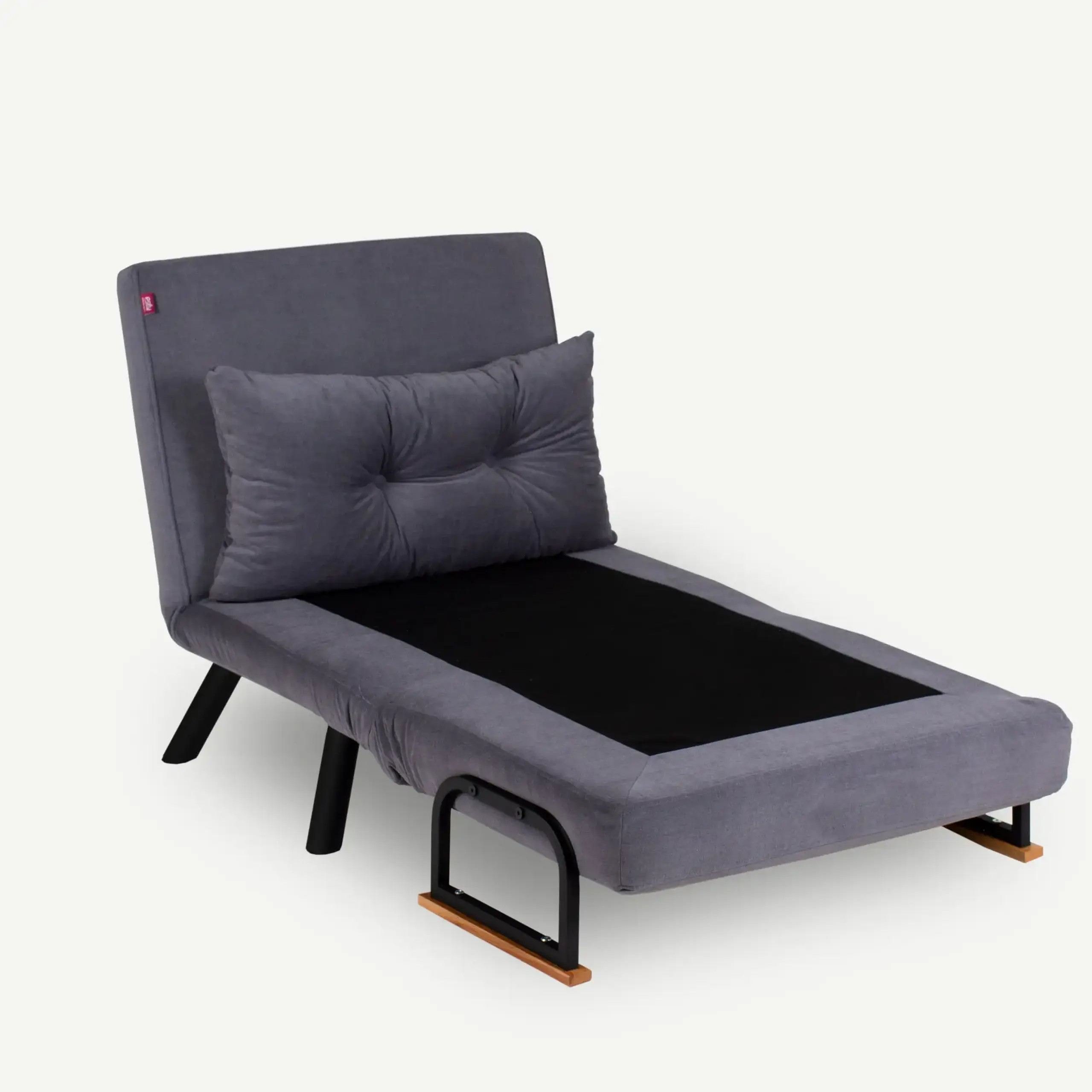 Canapea extensibila cu 1 loc Sando Single - Gri 78 x 78 x 60 cm