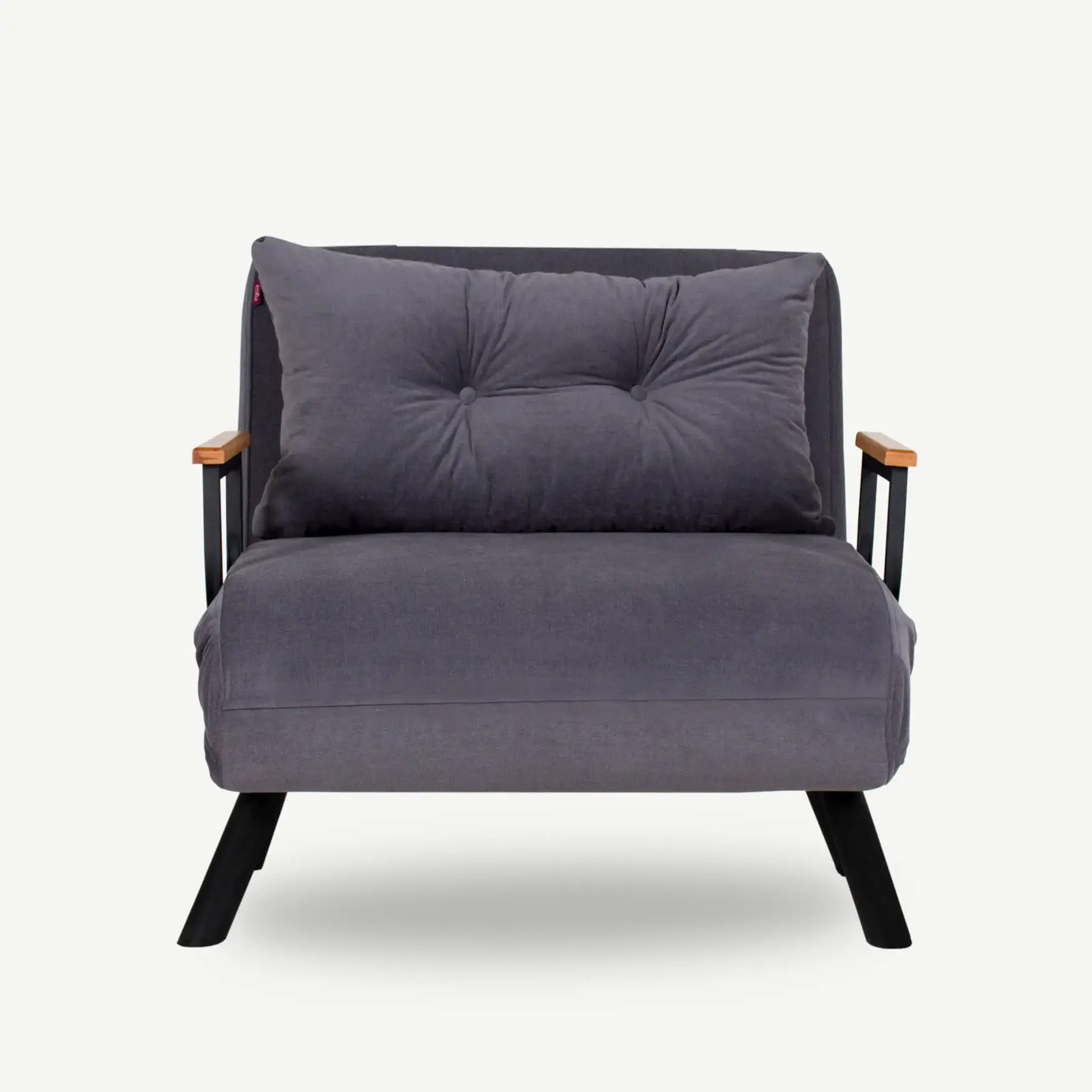 Canapea extensibila cu 1 loc Sando Single - Gri 78 x 78 x 60 cm