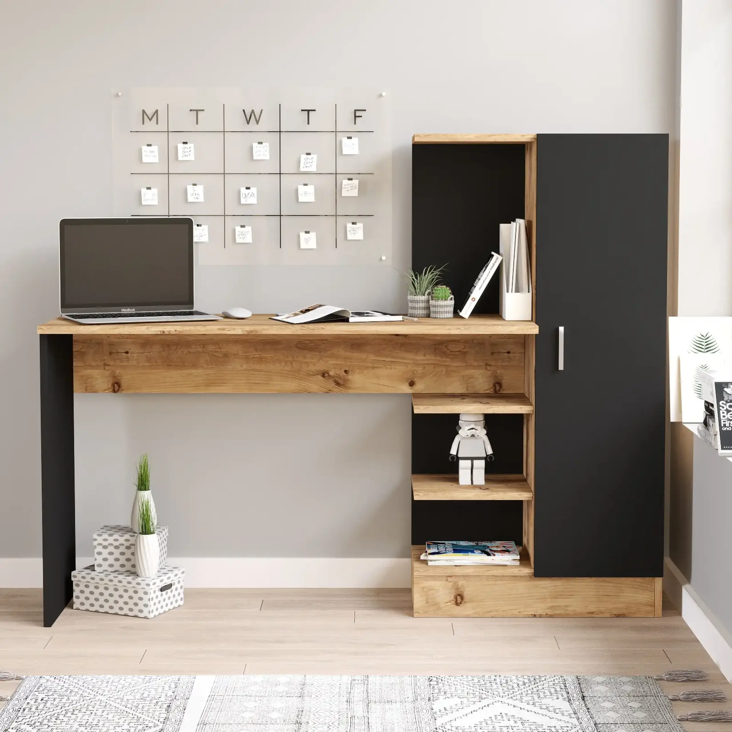 Birou de studiu CT2-AB 152 x 120 x 40 cm