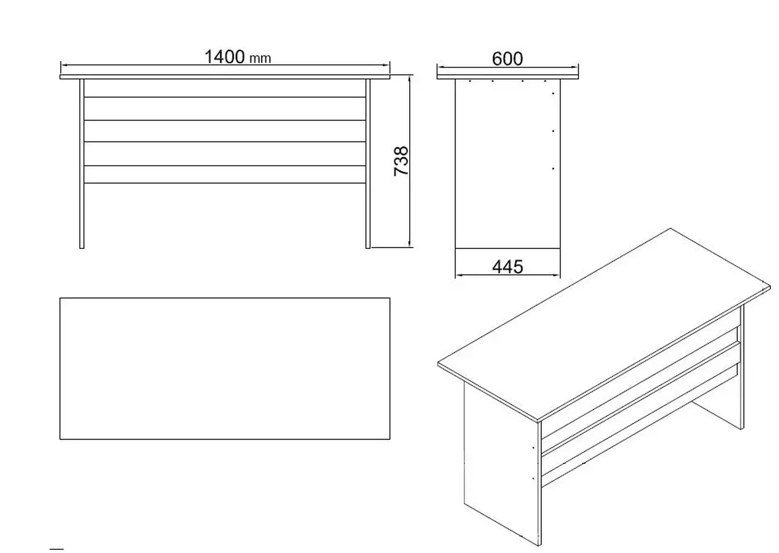 Set de mobilier de birou VO11-OB