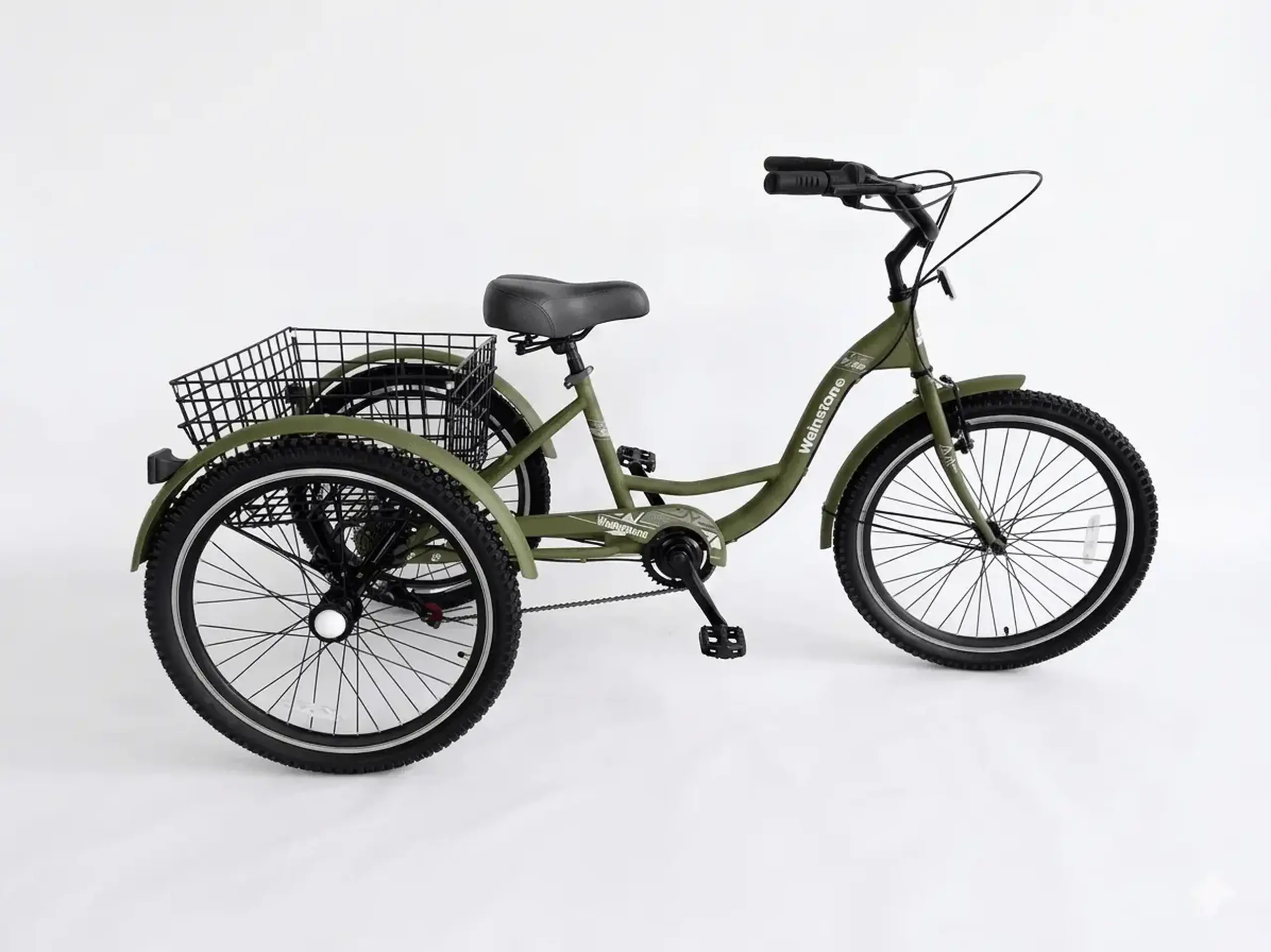 Bicicleta cu 3 roti, 24 verde