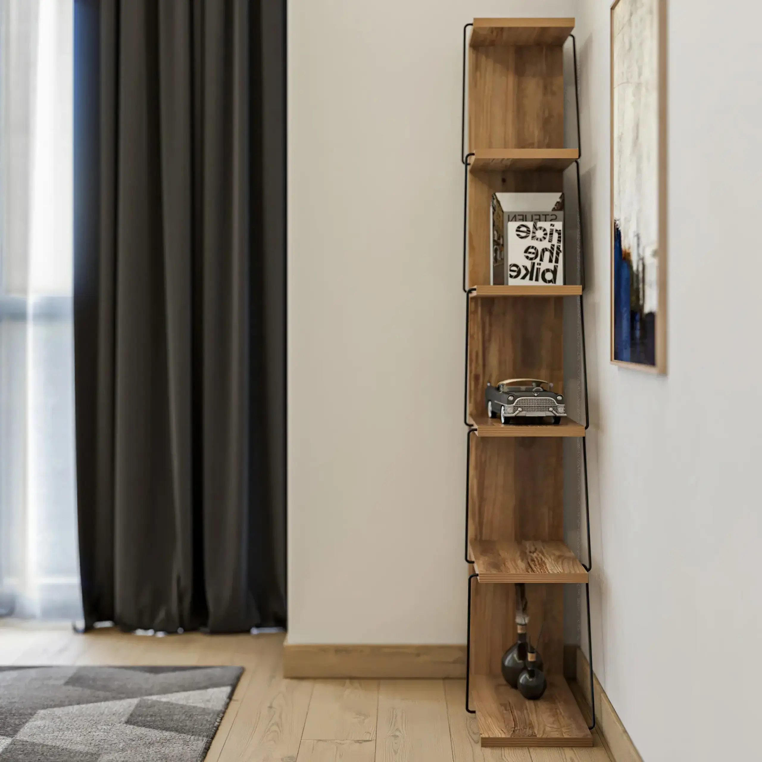 Raft de c?r?i Tlos - Pin 50 x 150 x 22 cm