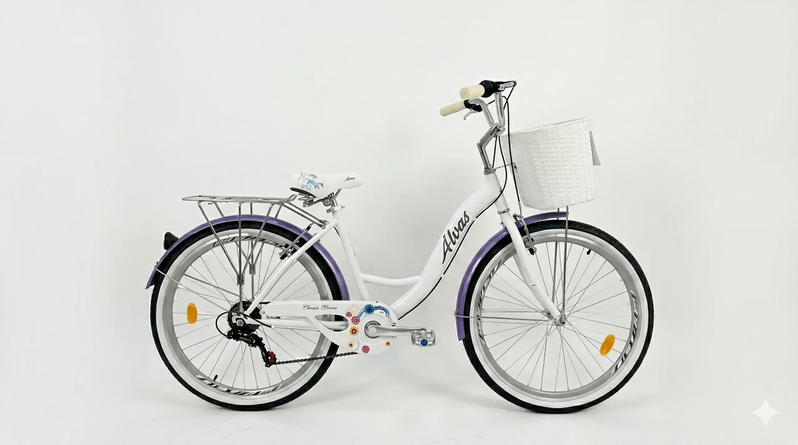 Alvas Lady 26 alb/ violet