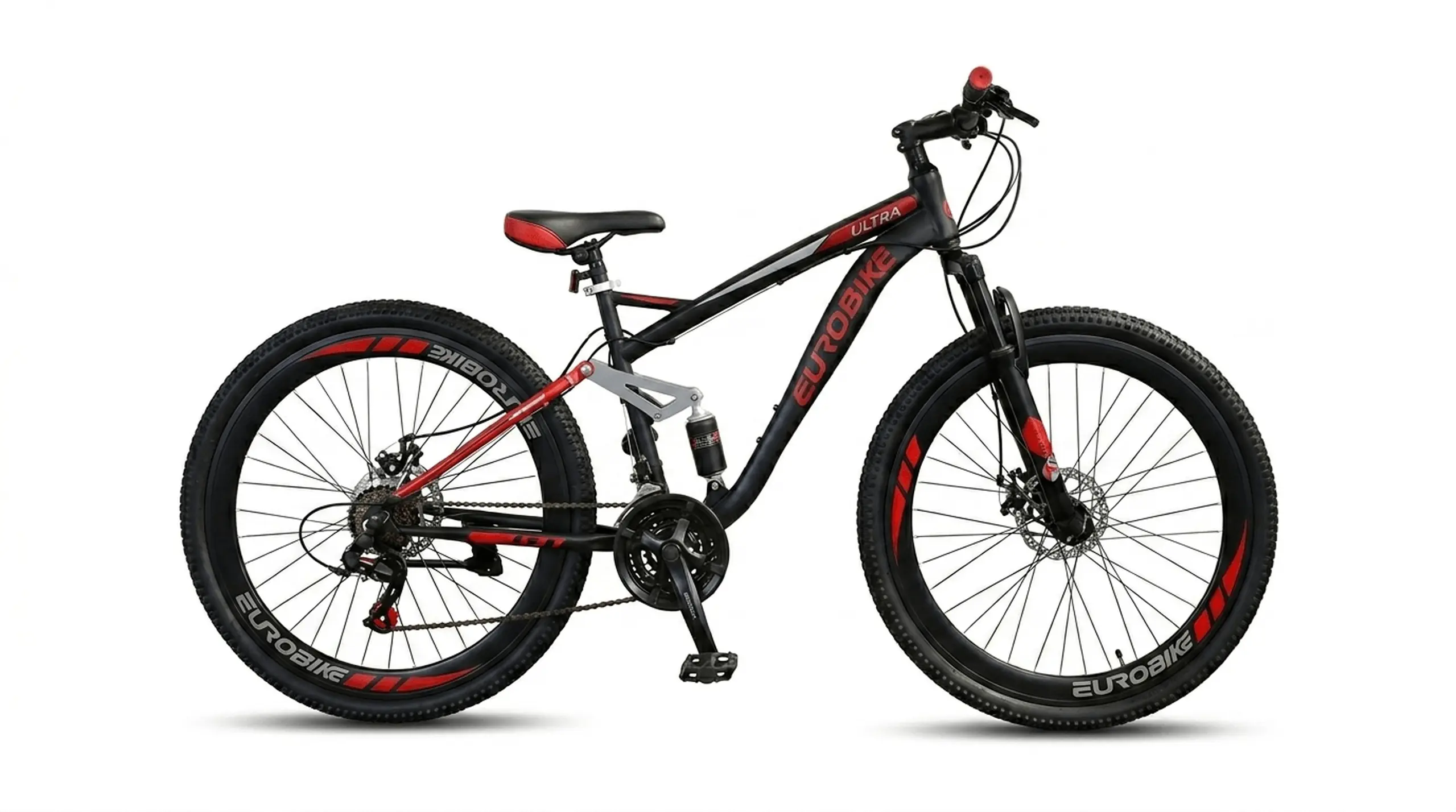 EuroBike 27.5 negru/rosu
