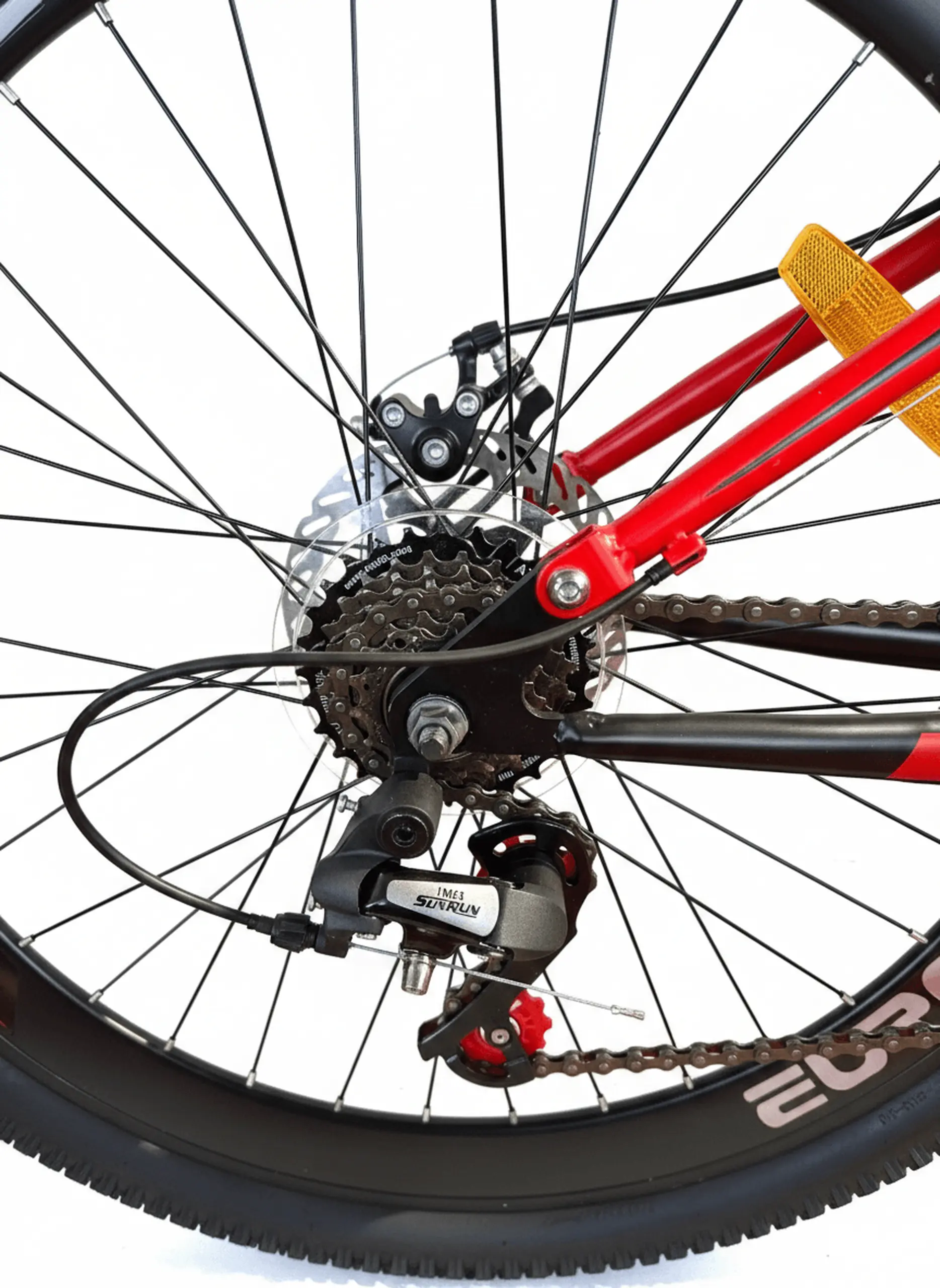 EuroBike 27.5 negru/rosu