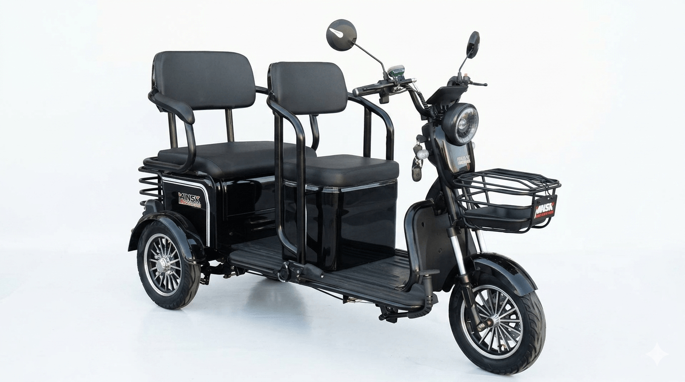Tricicletă electrică MINSK ELECTRO, 2 locuri, 1500W