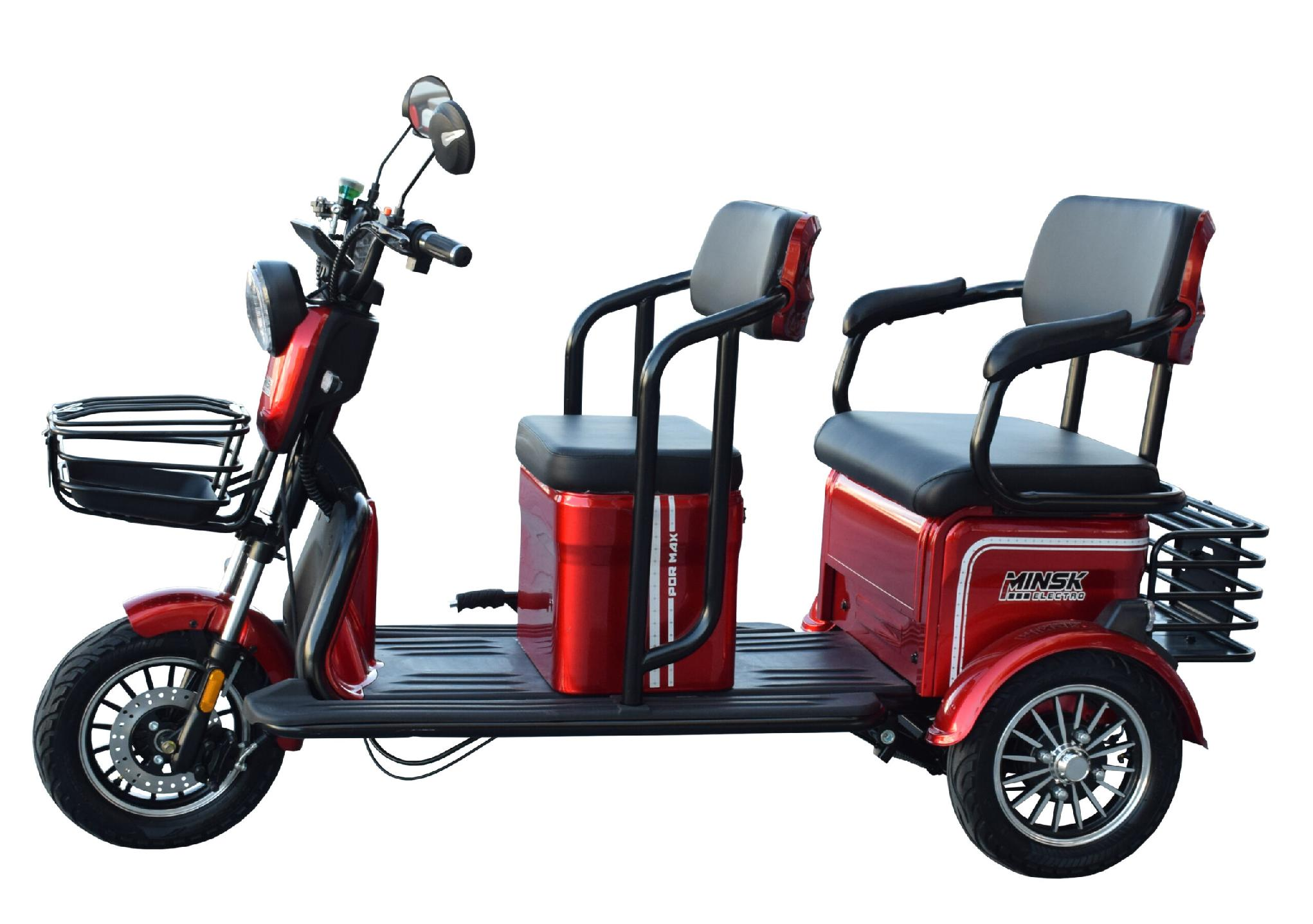 Tricicletă electrică MINSK ELECTRO, 2 locuri, 1500W