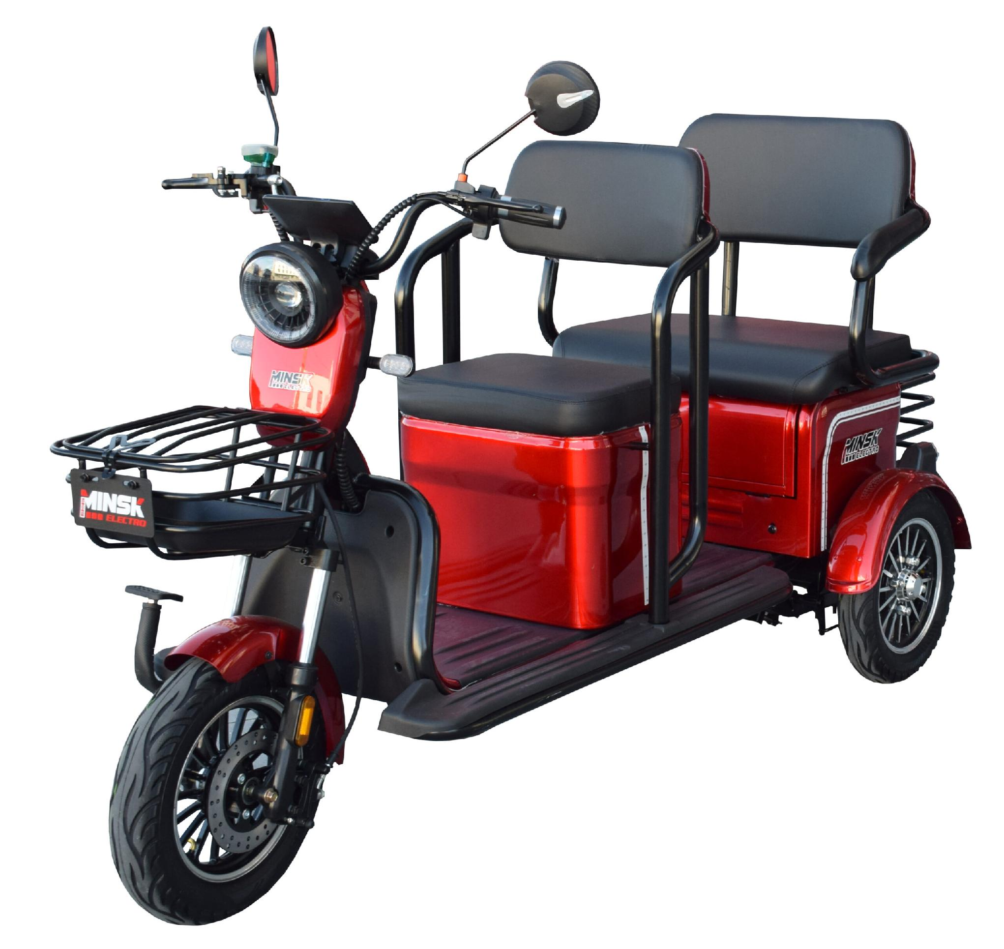 Tricicletă electrică MINSK ELECTRO, 2 locuri, 1500W