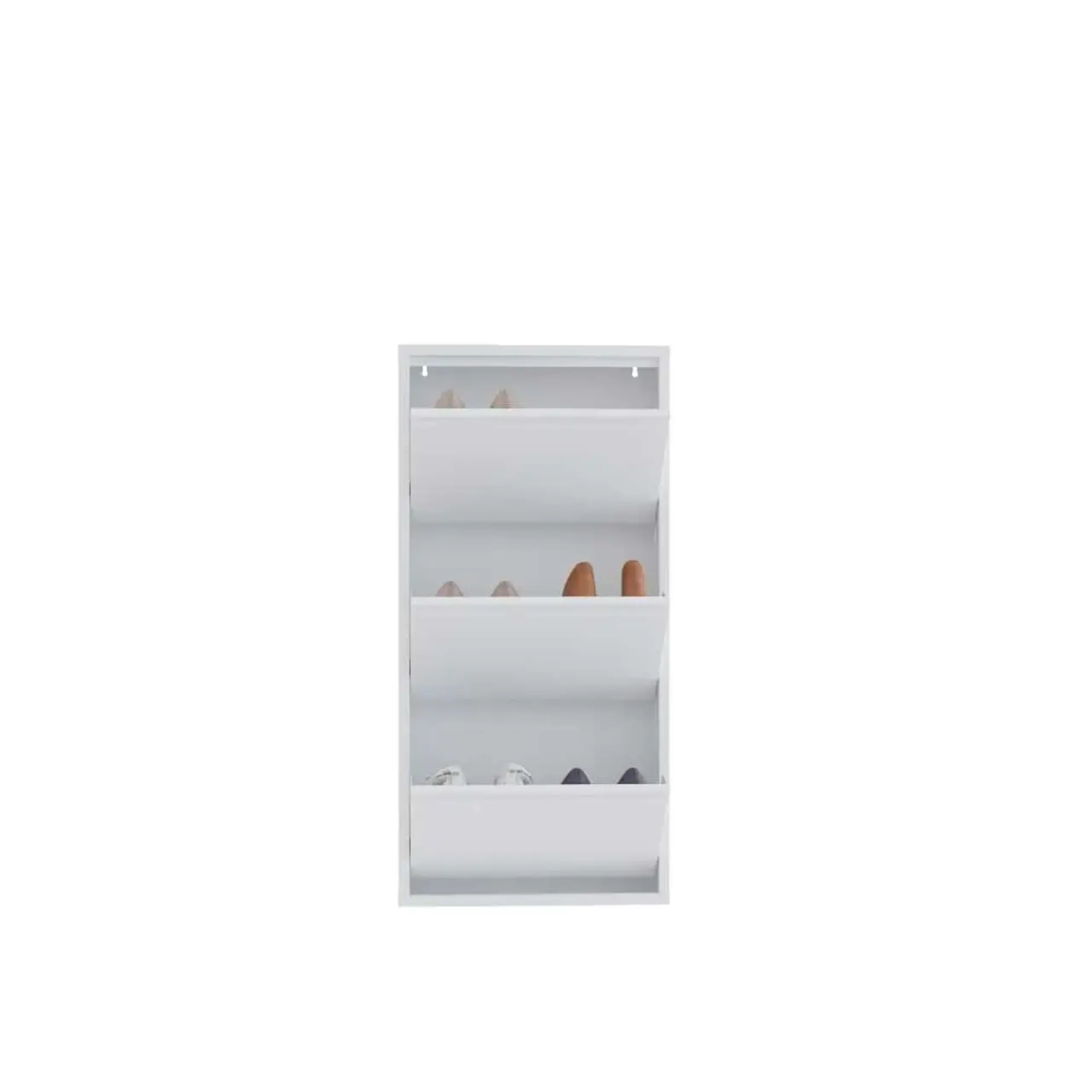 Pantofar, 3 Piece Metal - White, 50 x 103 x 15 cm
