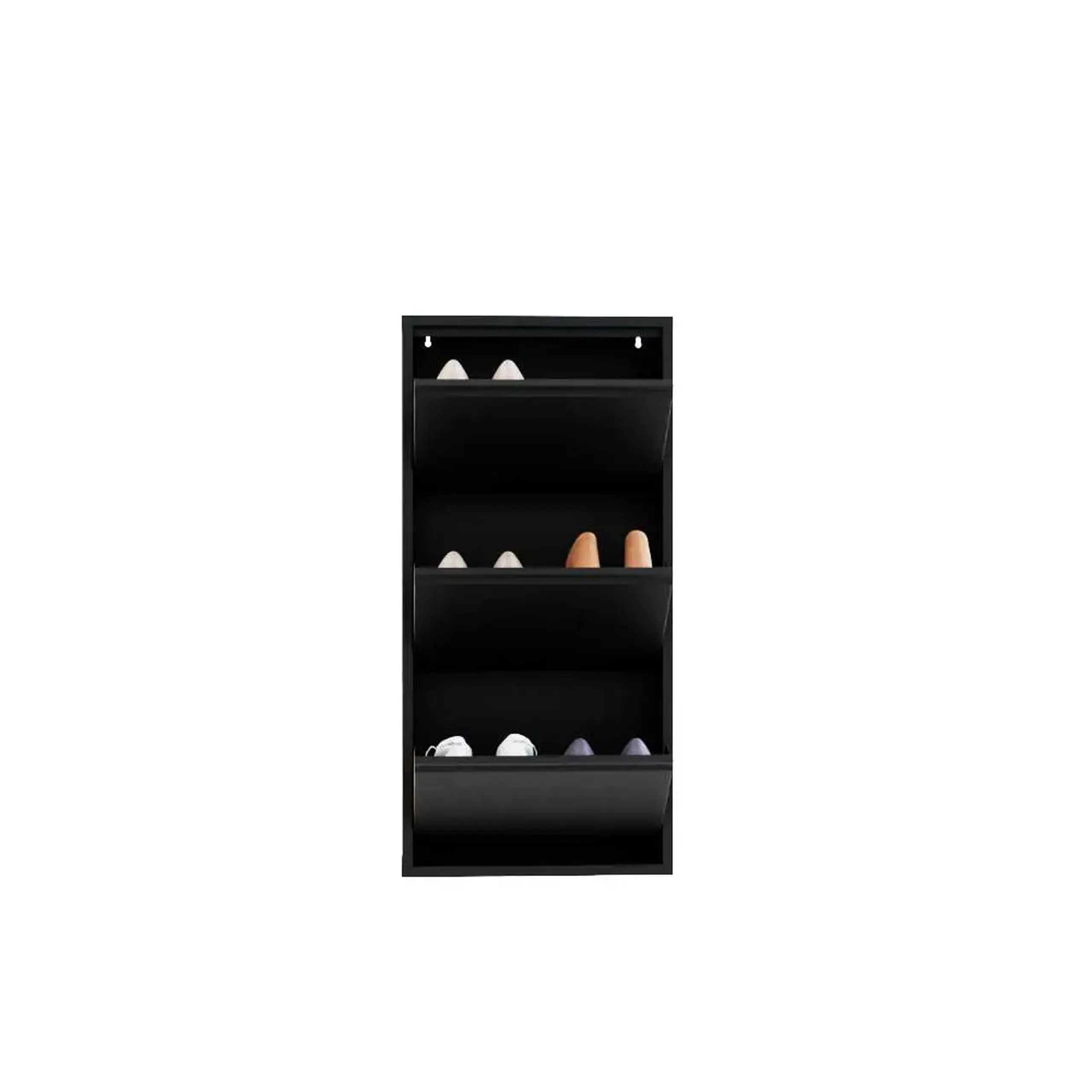 Pantofar, 3 Piece Metal - Black, 50 x 103 x 15 cm