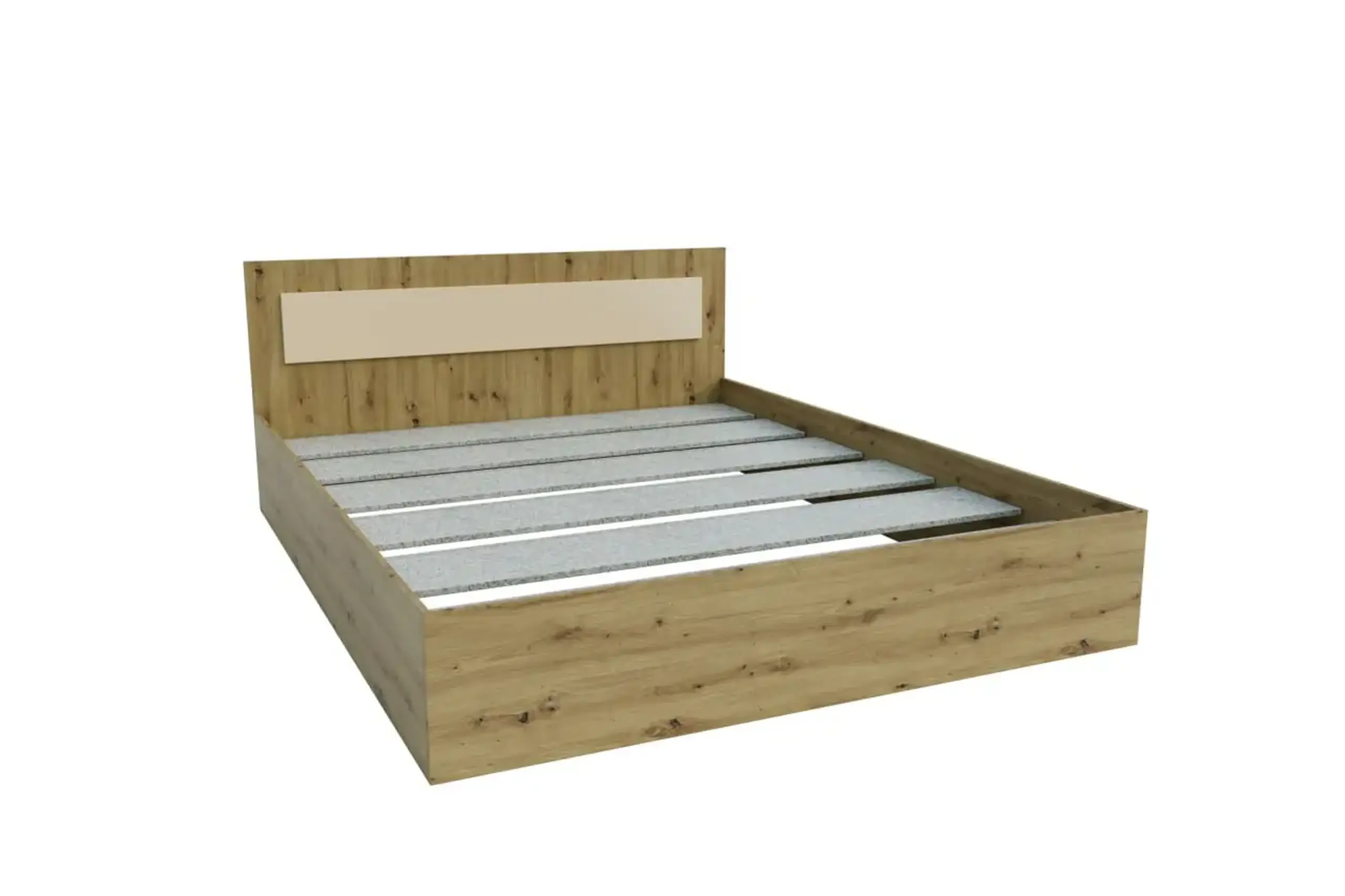 Pat 4home Viva, 160x200 cm, Stejar Craft Auriu/Satin