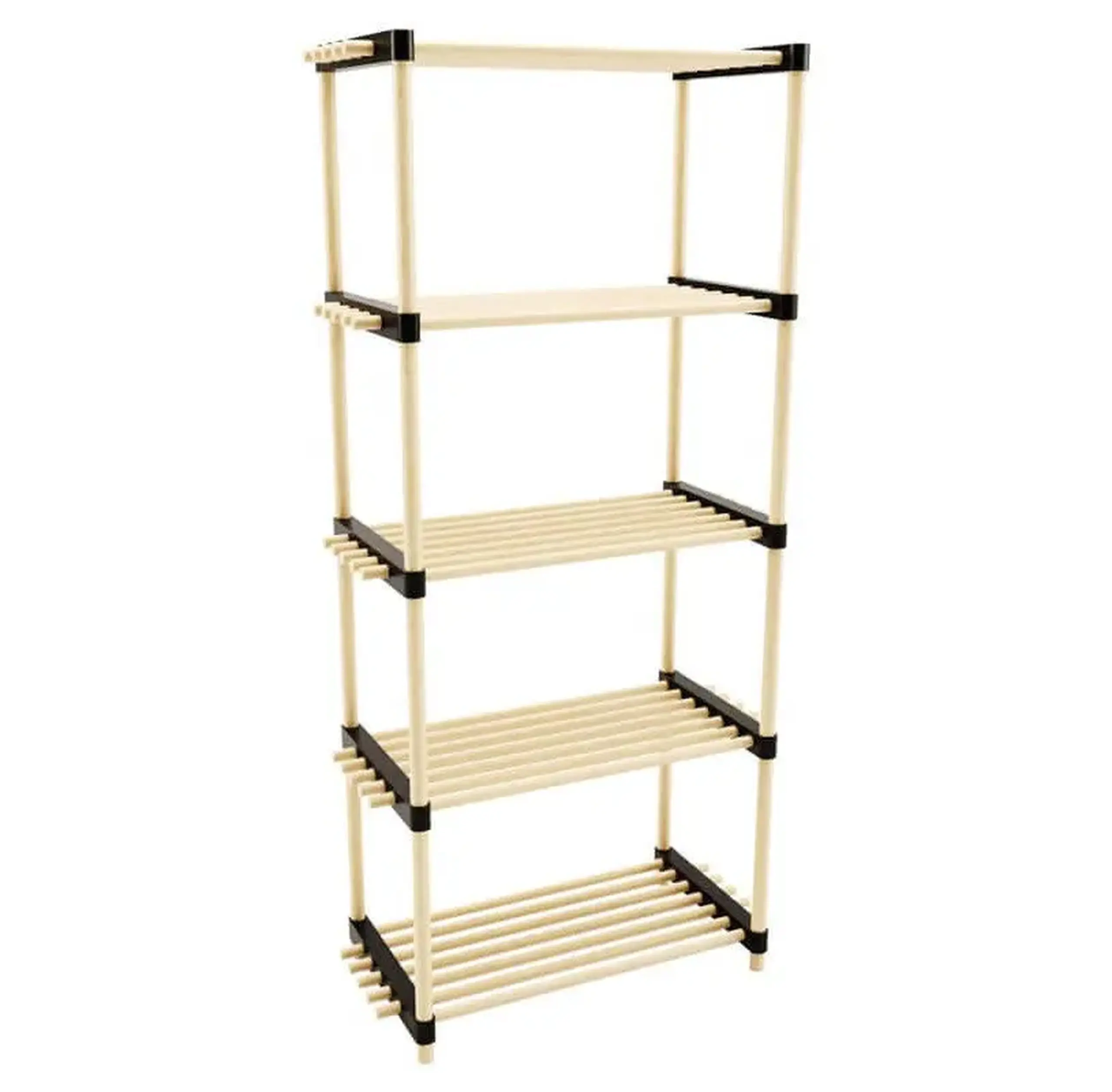Raft din lemn Seowood SEO-8160 cu 5 nivele – organizare verticală elegantă