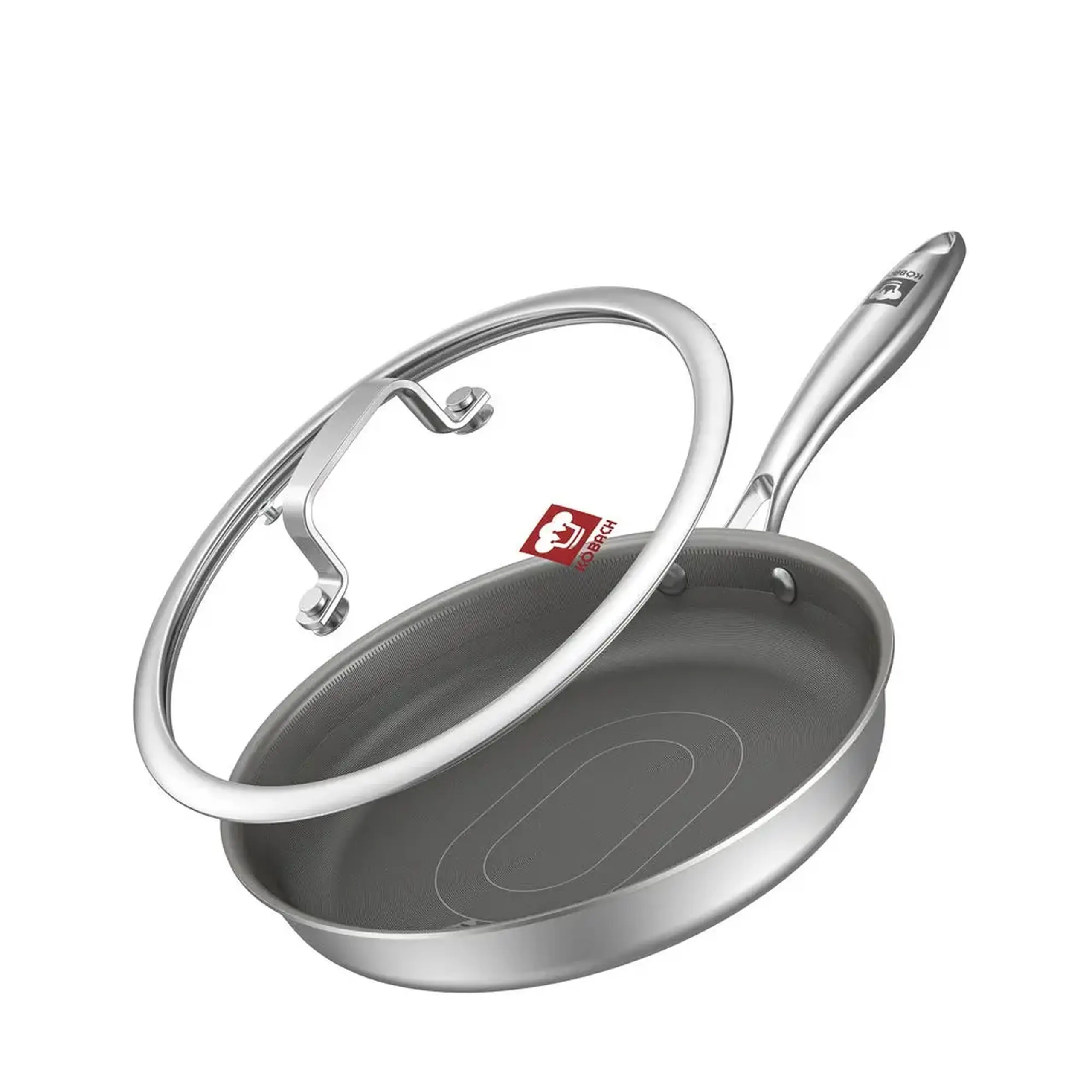 Tigaie Kobach Lotus Nano 24cm, Inox Medical – Fără Acoperiri Chimice