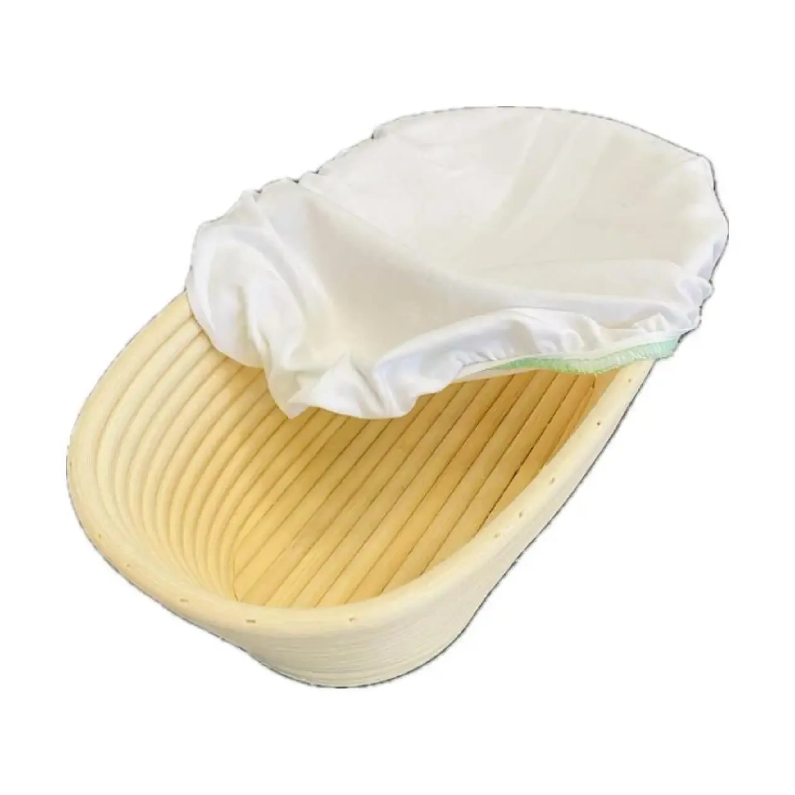 Banneton Coș Oval pentru Dospit Pâinea cu husă, 1000g