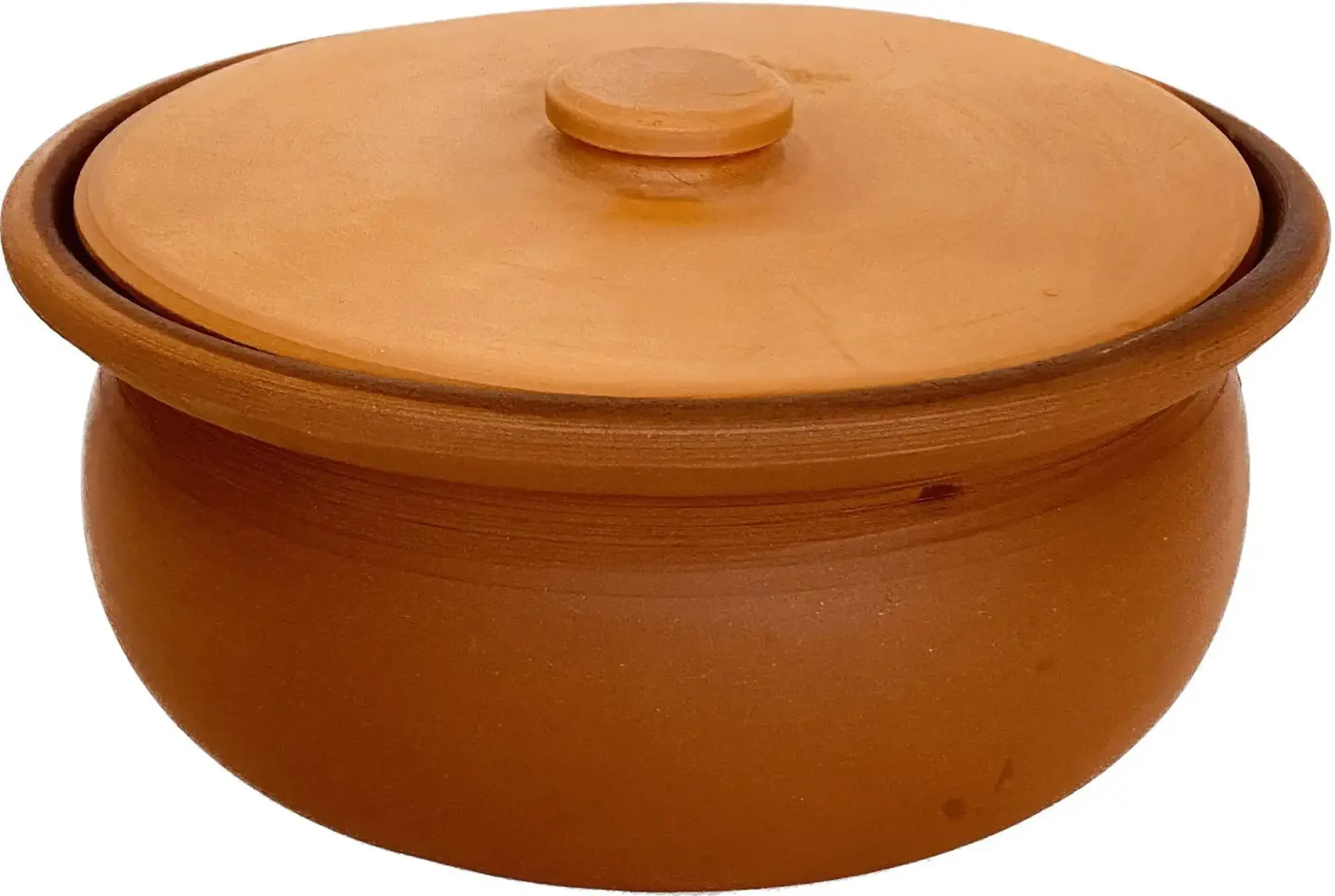 Oală din lut cu tradiții, glazurată, 4 L – gătit autentic la cuptor