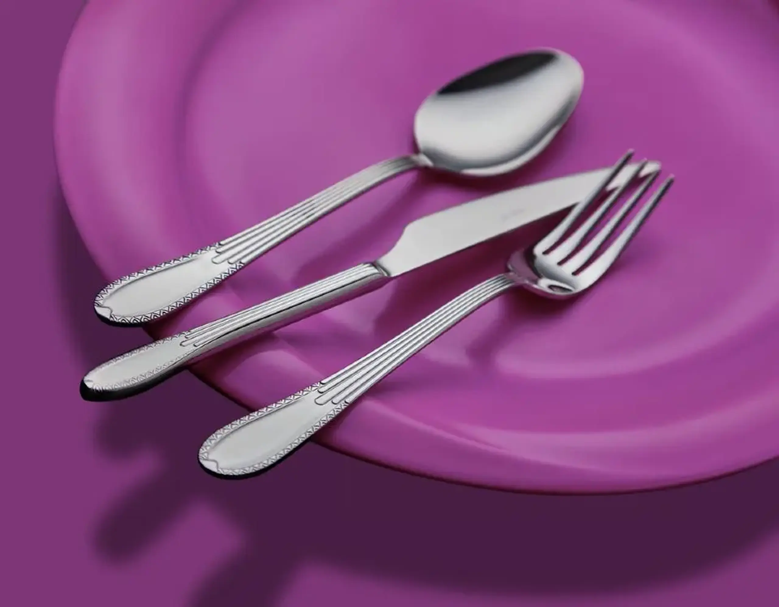 Set tacâmuri „Simal” din inox, 36 piese