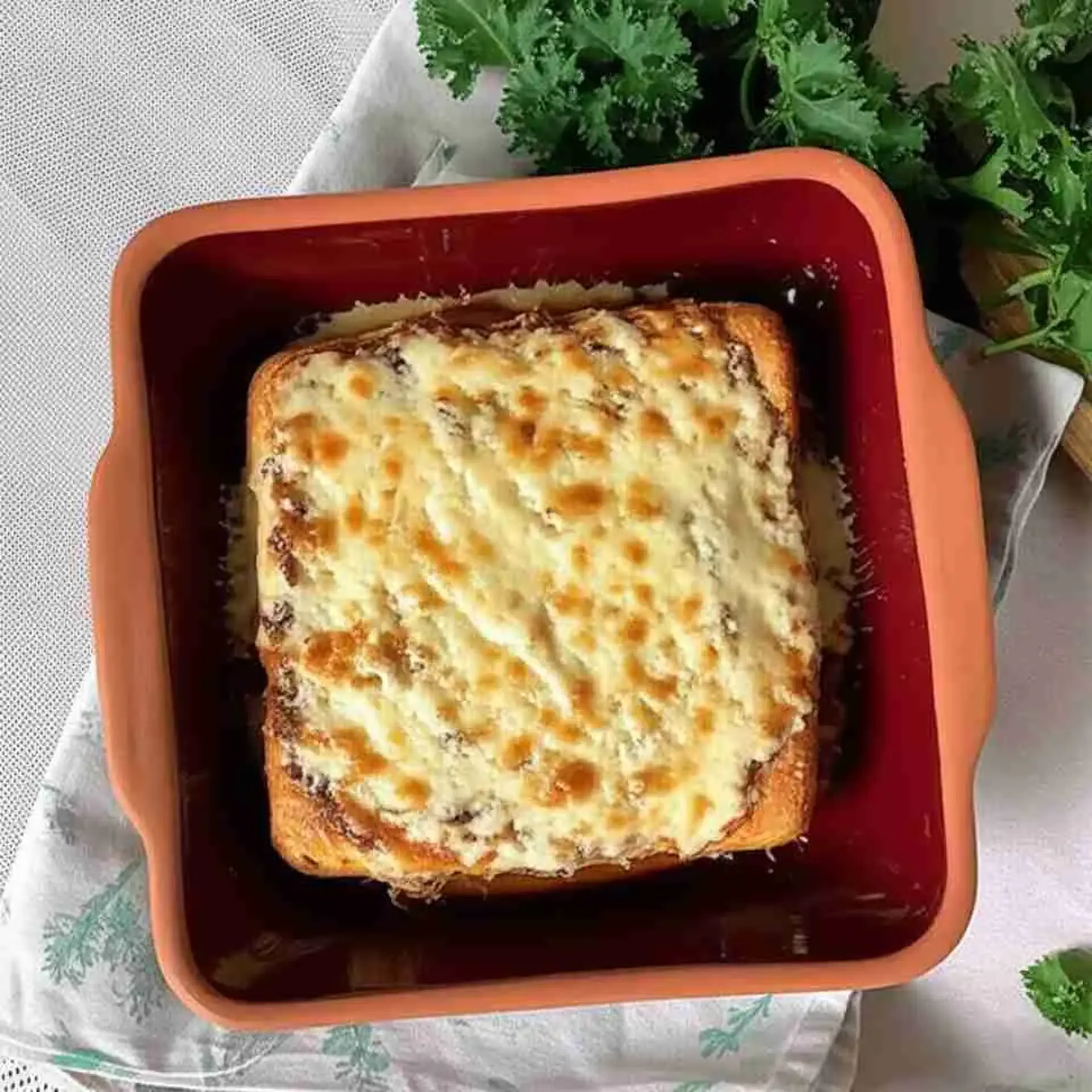Tavă din lut pentru copt în cuptor Arbey, 23×25 cm