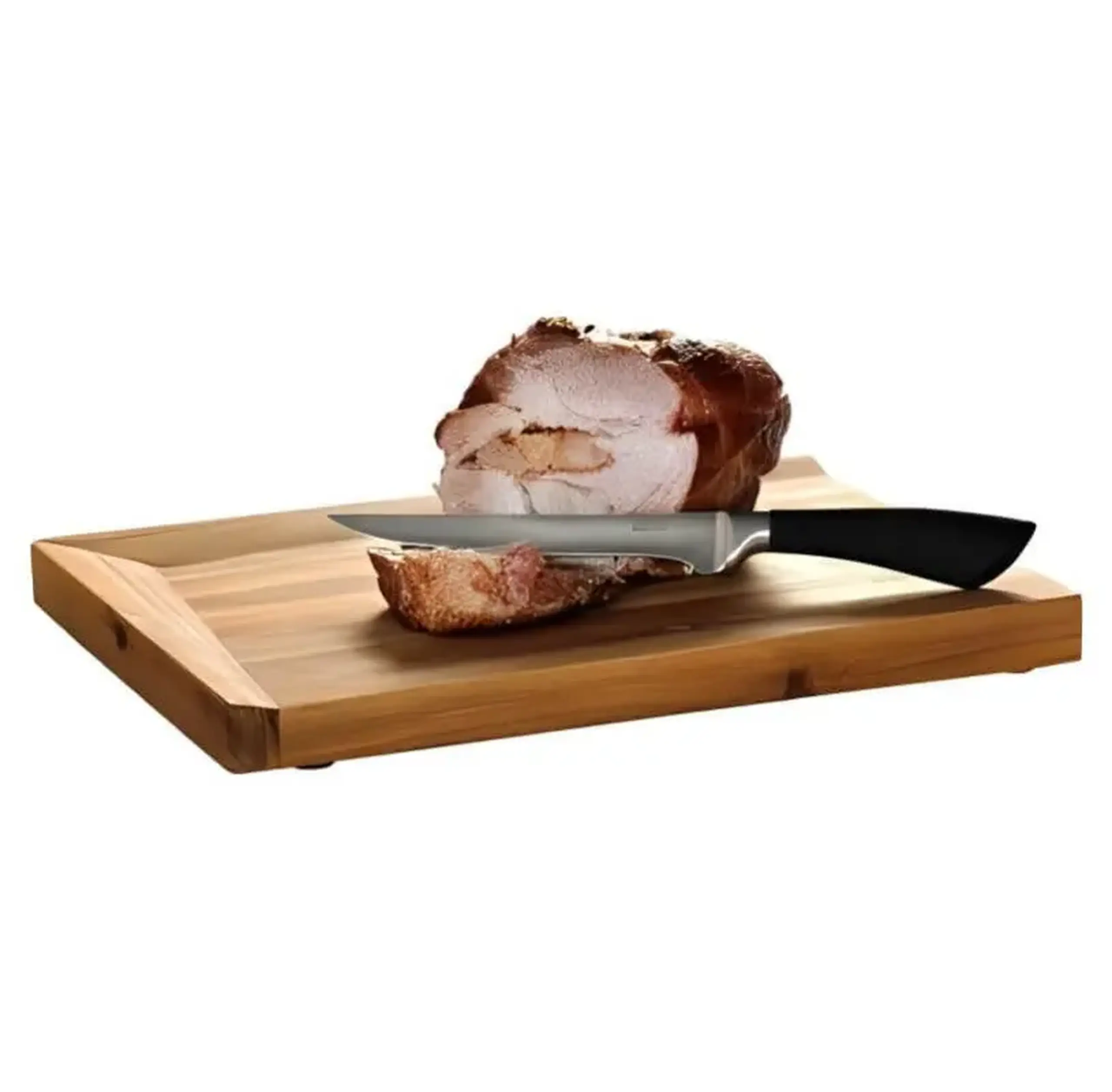 Platou din lemn pentru servirea cărnii – 38×28×3 cm, Kesper