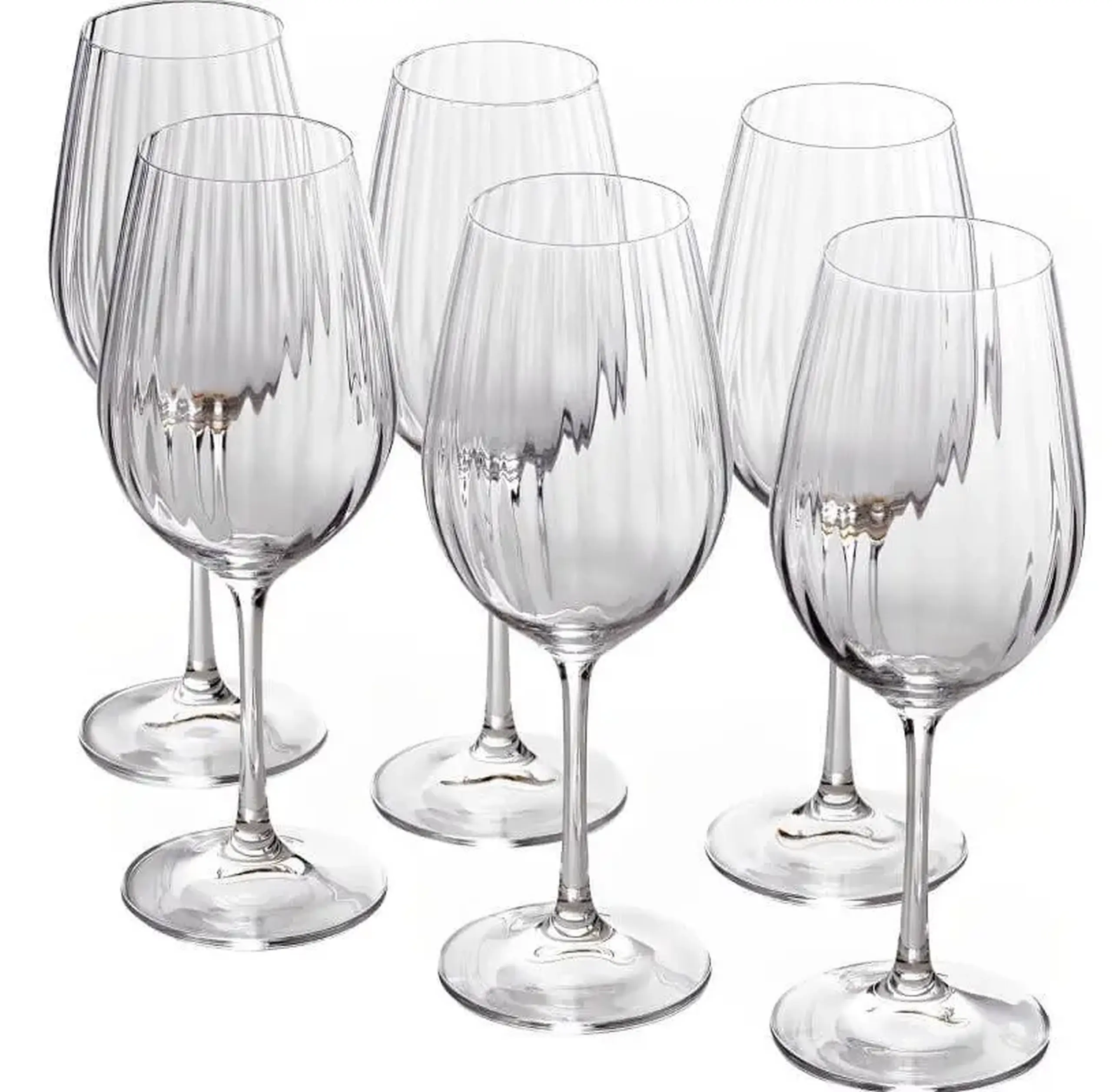 Set pahare pentru vin Viola Waterfall Wine din cristalit, 550 ml
