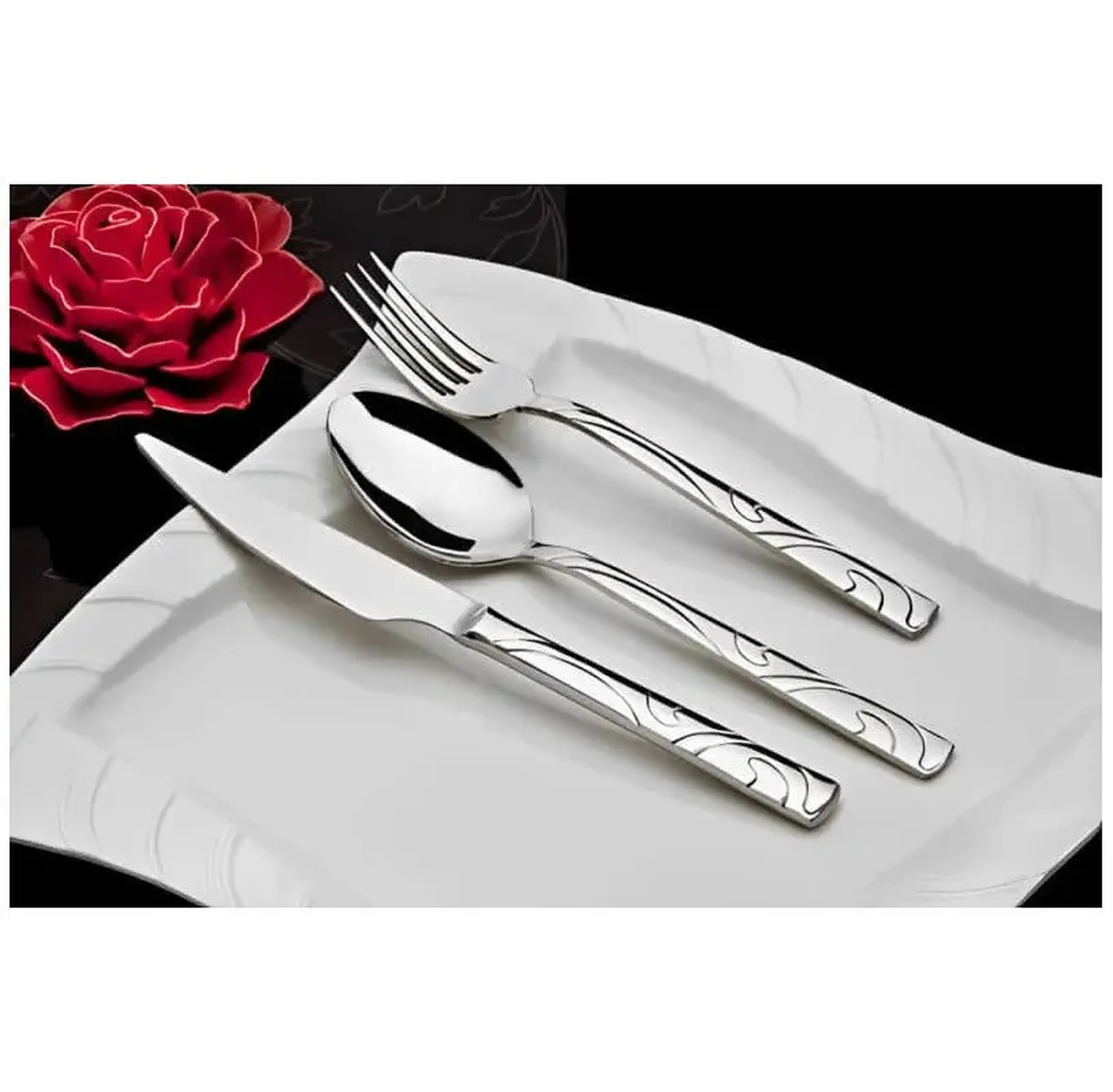 Set tacâmuri Kirlangic 24 buc din inox