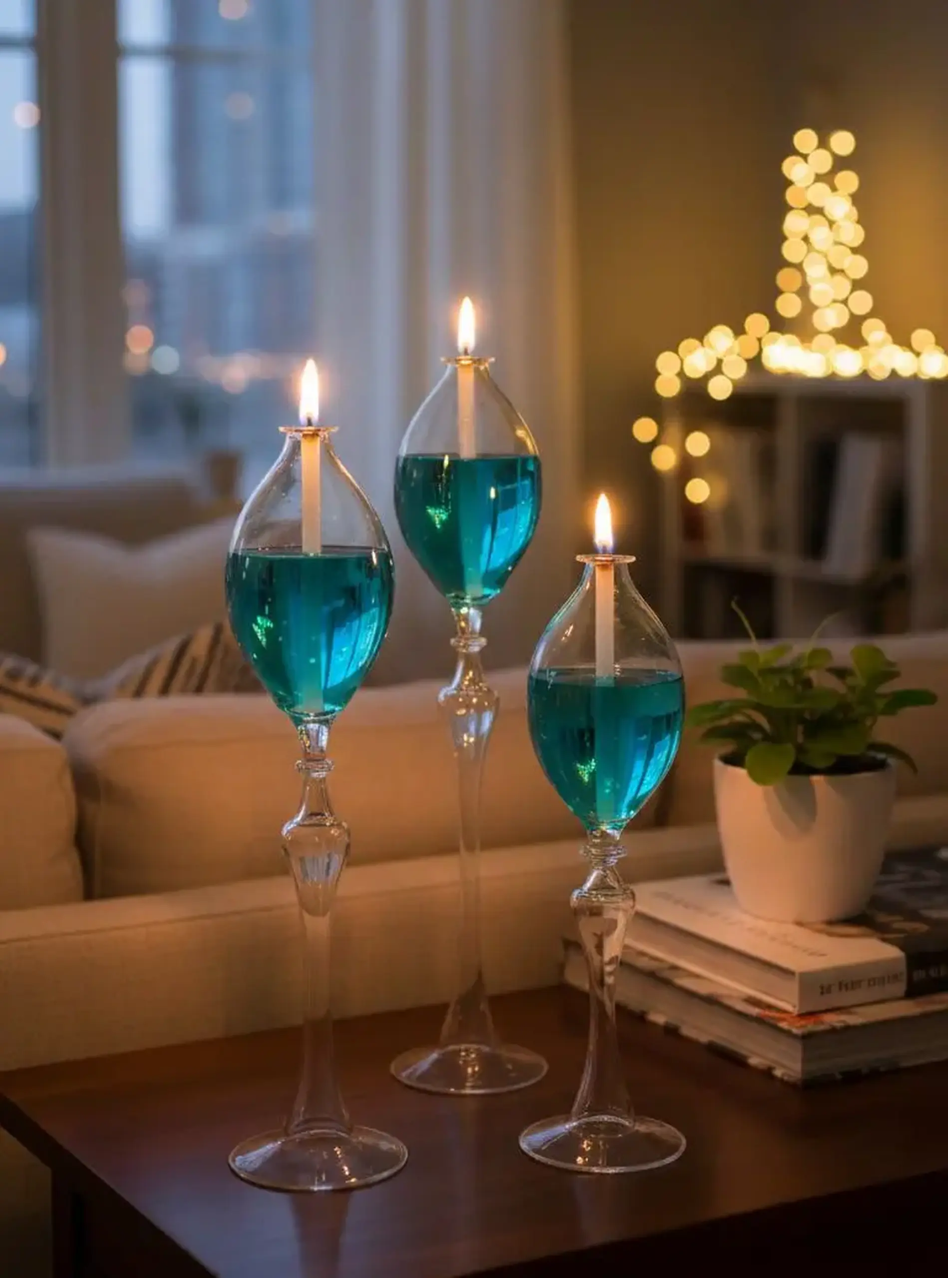 Lămpi cu ulei Euphoria pentru interior – Set 3 buc