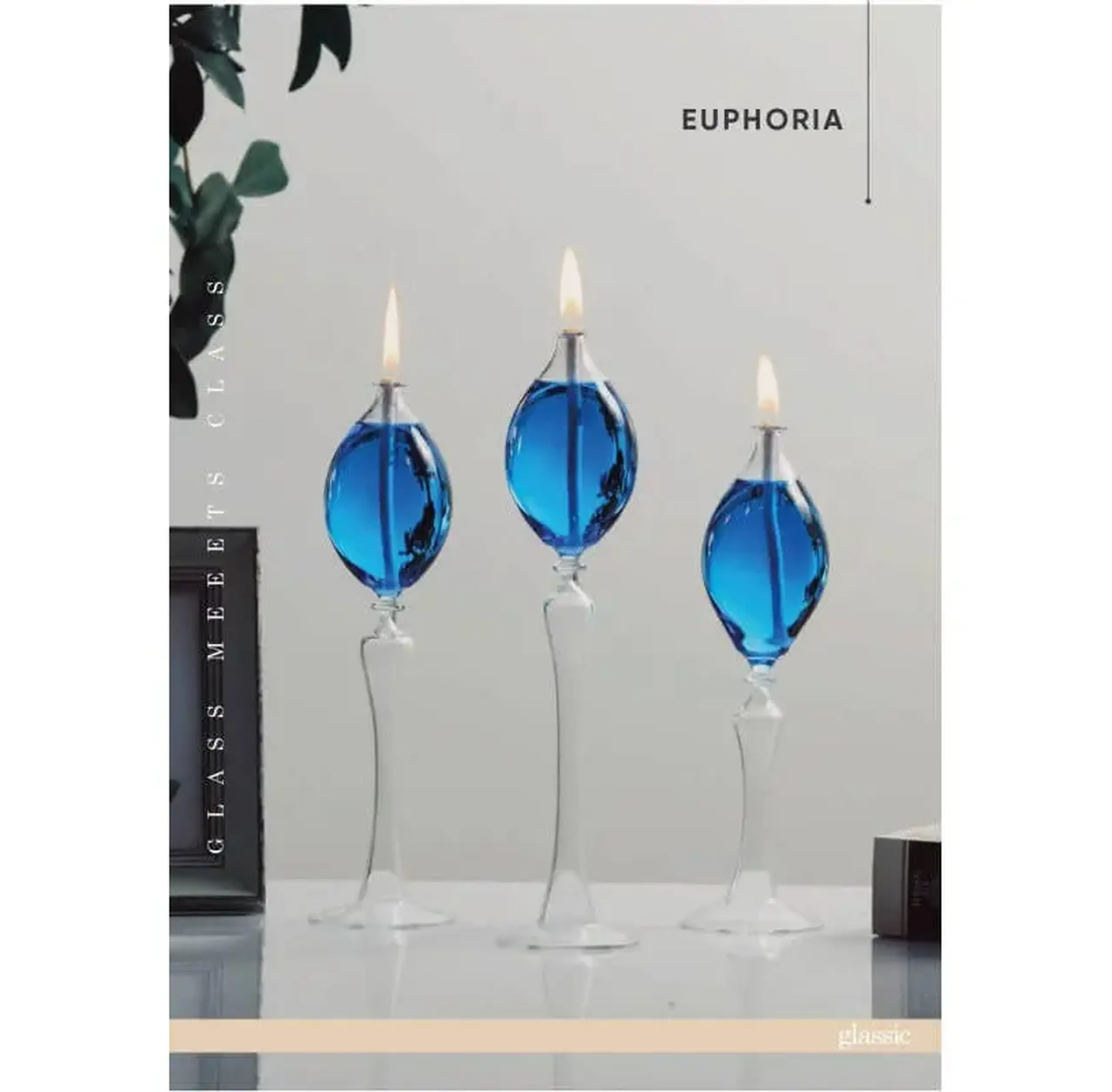 Lămpi cu ulei Euphoria pentru interior – Set 3 buc