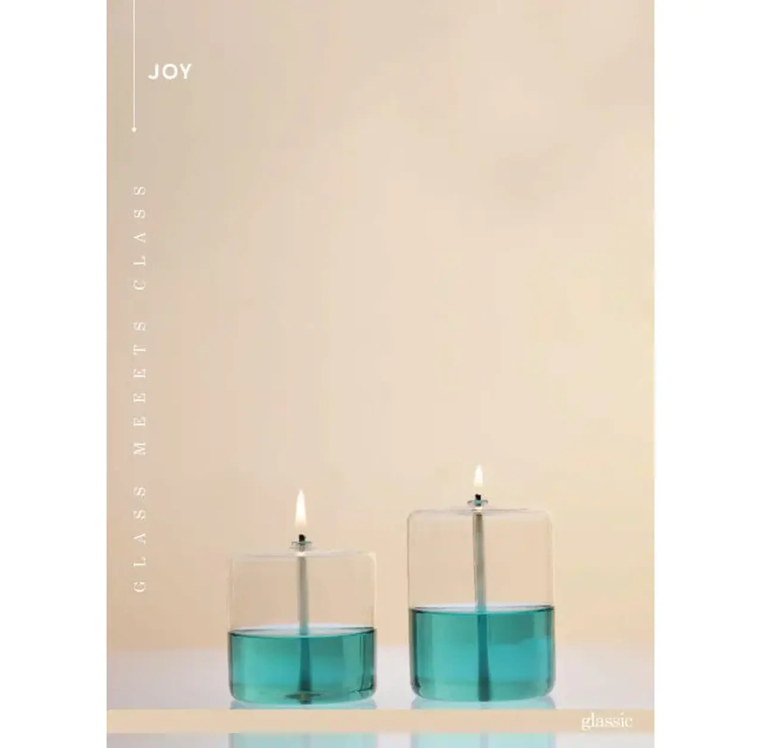 Set 2 Lămpi cu Ulei Joy - Design Cilindru