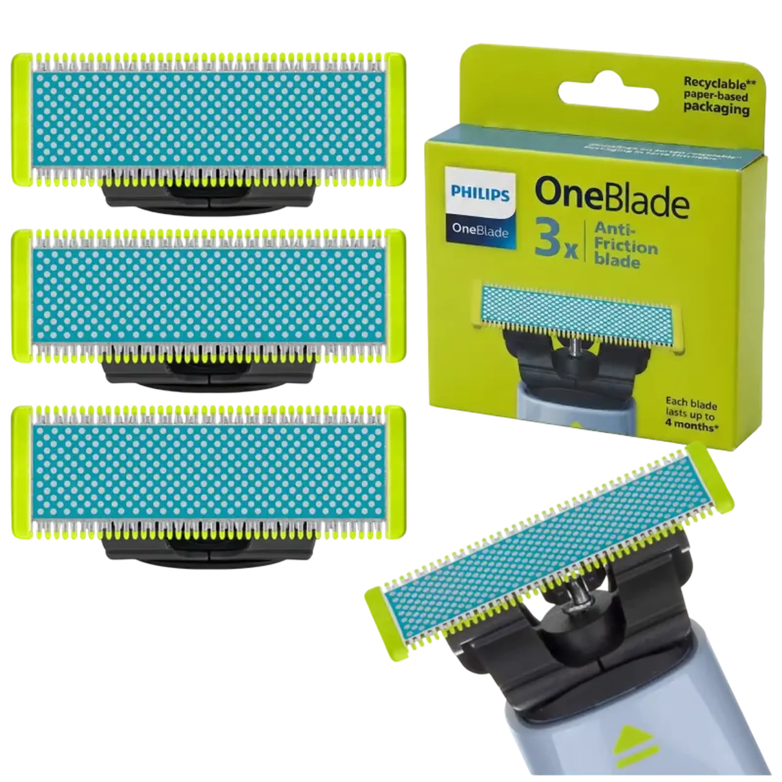 Lamă de schimb pentru aparatul de ras electric Philips QP235/50, Negru