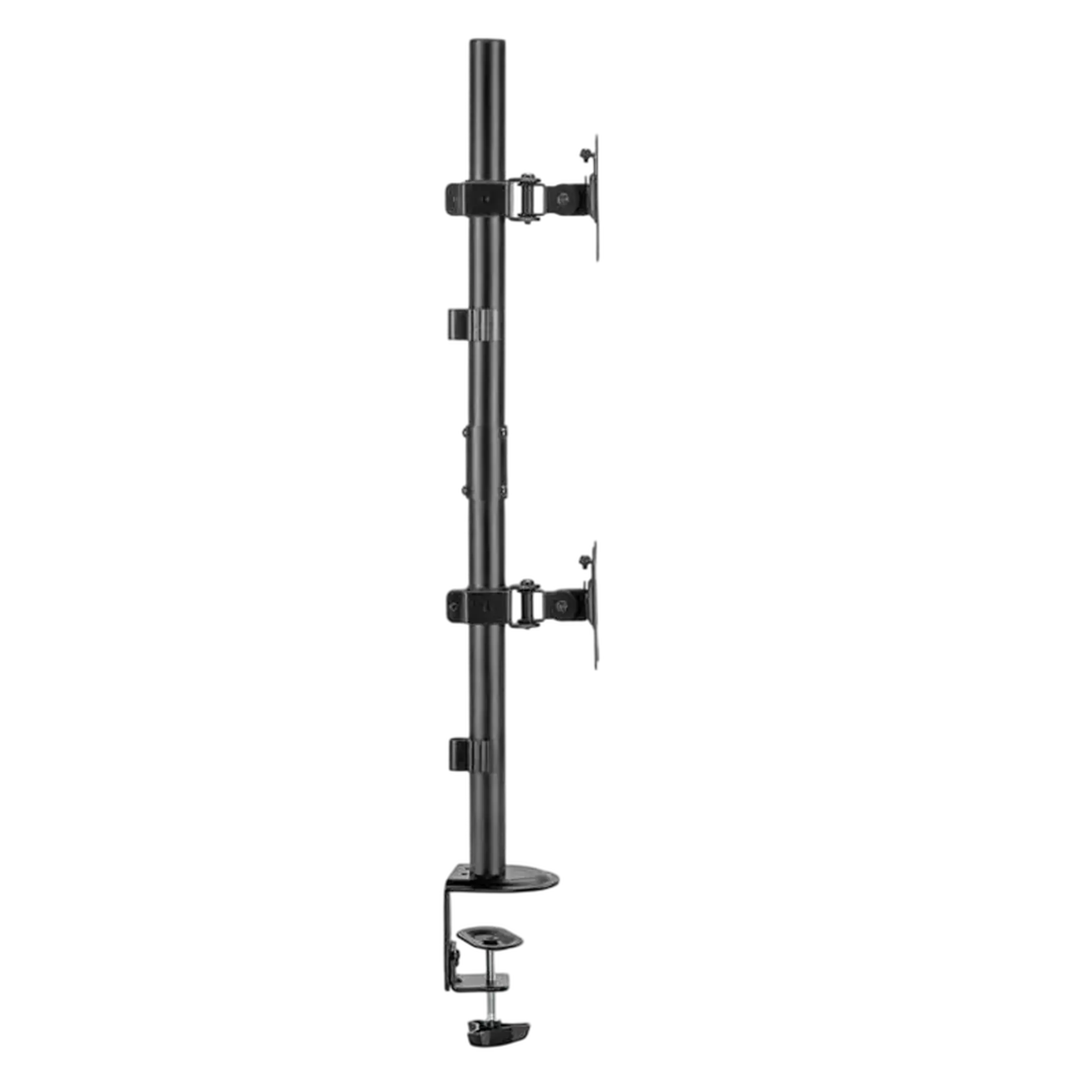 Suport birou pentru monitoare Gembird MS-D2ST-02, Negru