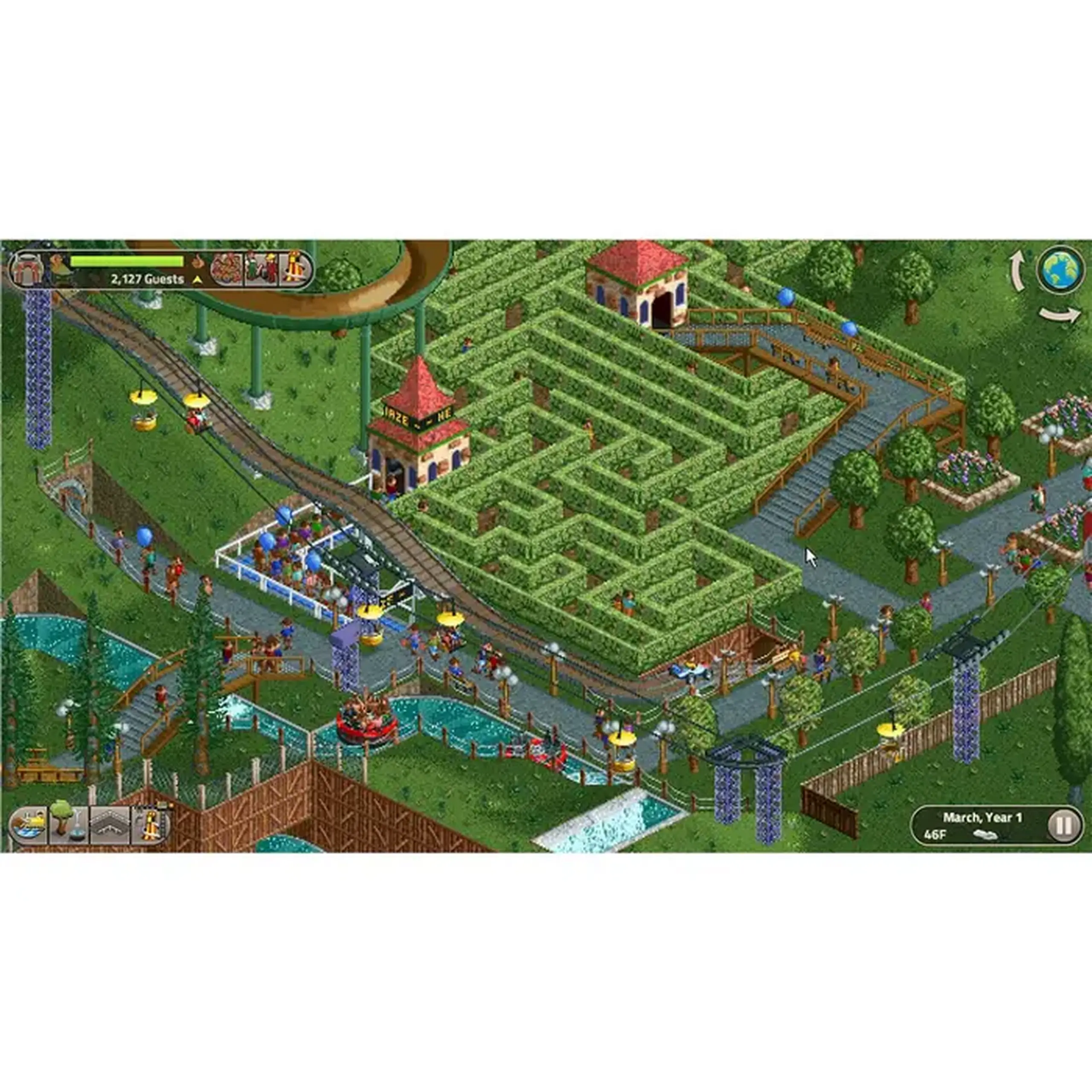 ActiVision RollerCoaster Tycoon: Classic, Strategie, Nintendo Switch, Cartridge