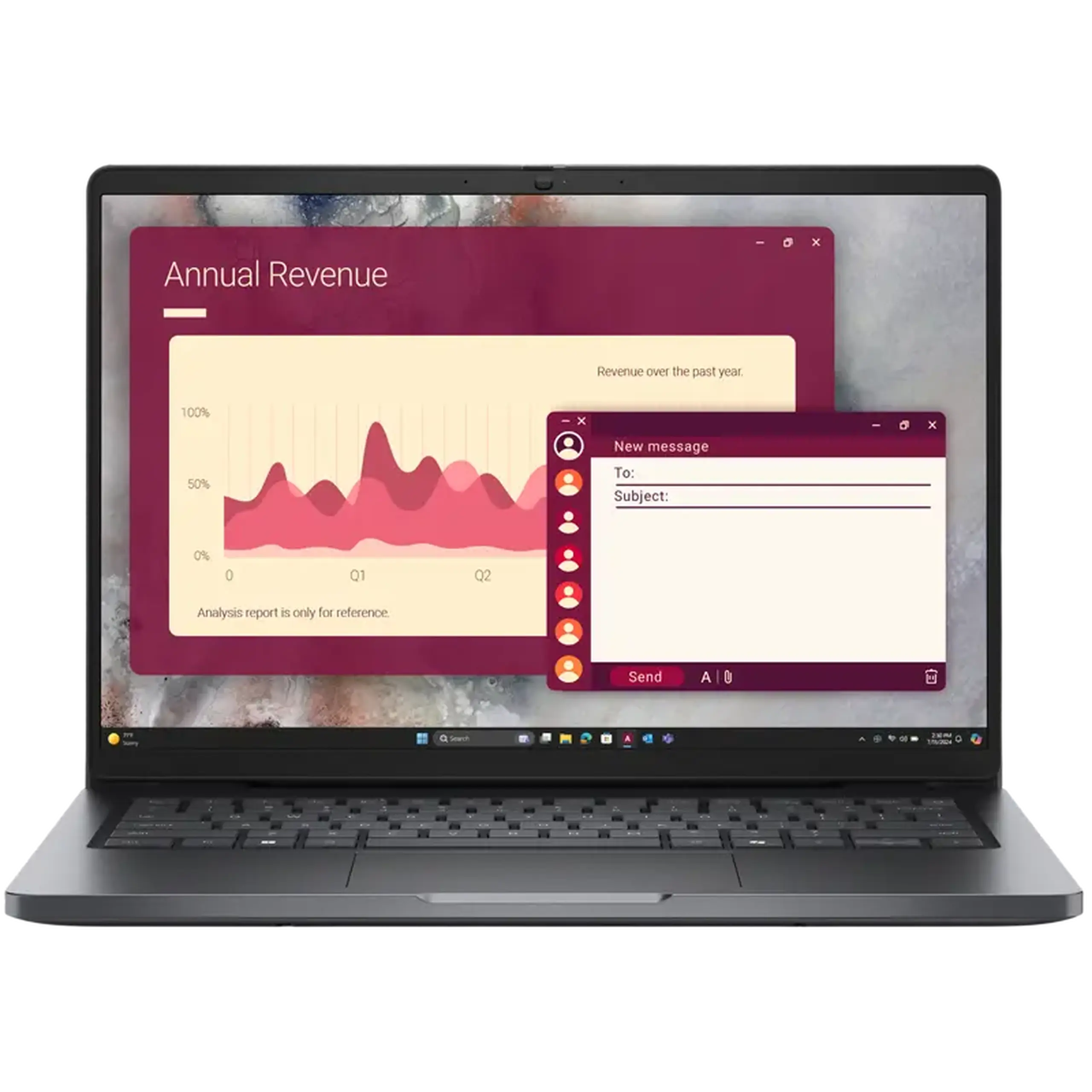 Laptop Business 14" DELL Pro 14 PC14250, Magnetite, Intel Core 5 120U, 16GB/512GB, Linux Ubuntu