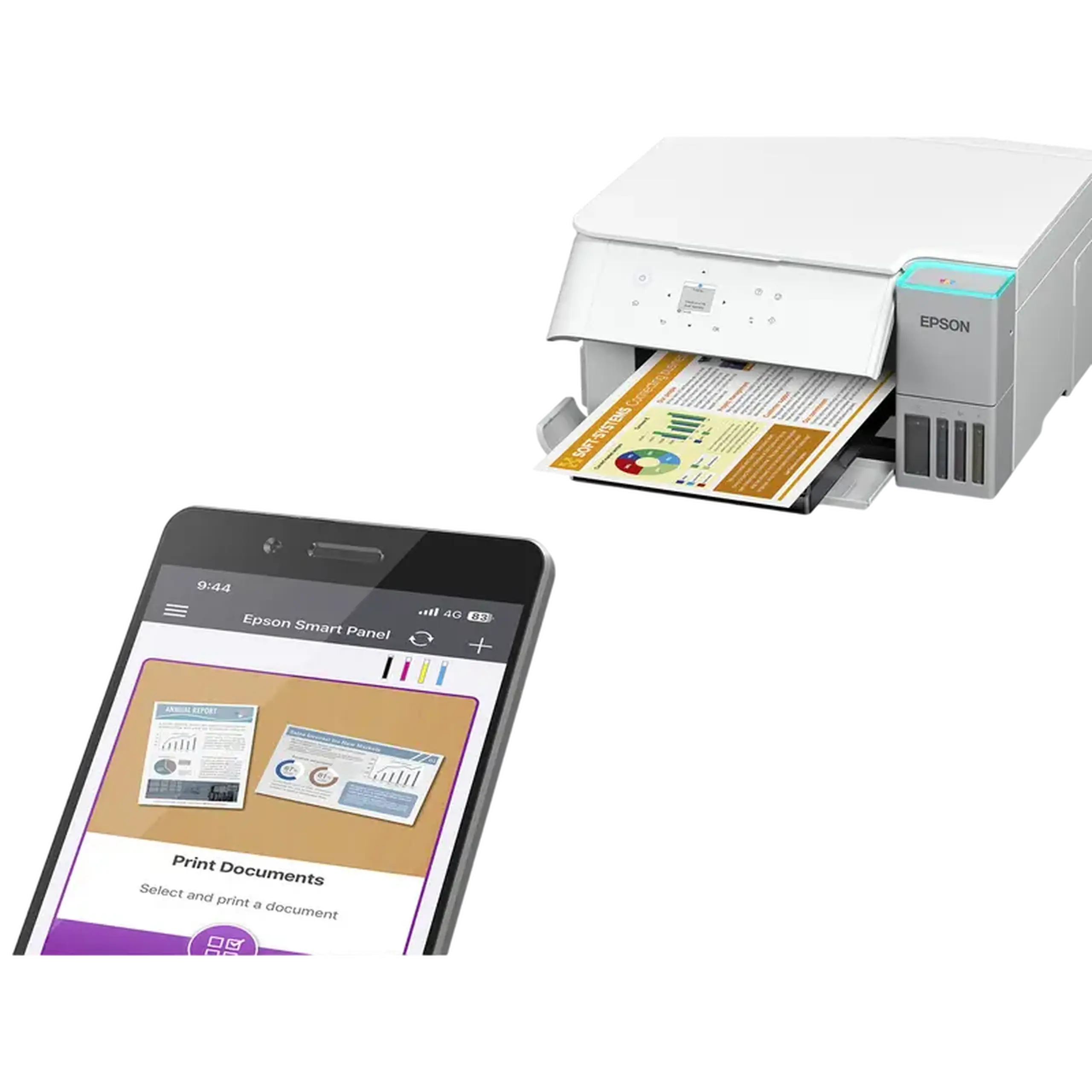 MFP Epson EcoTank L4367, Alb