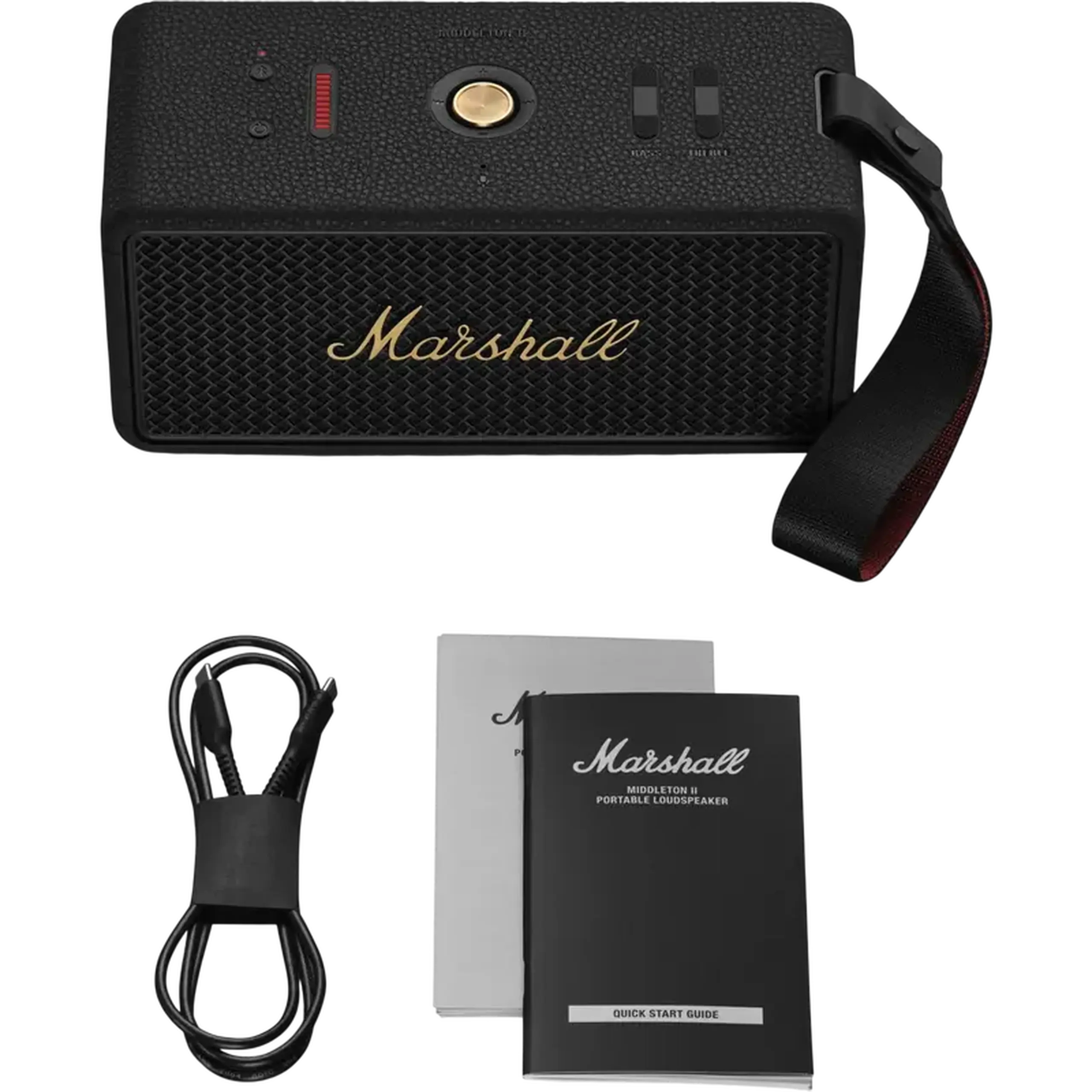 Boxă portabilă Marshall Middleton II, Negru