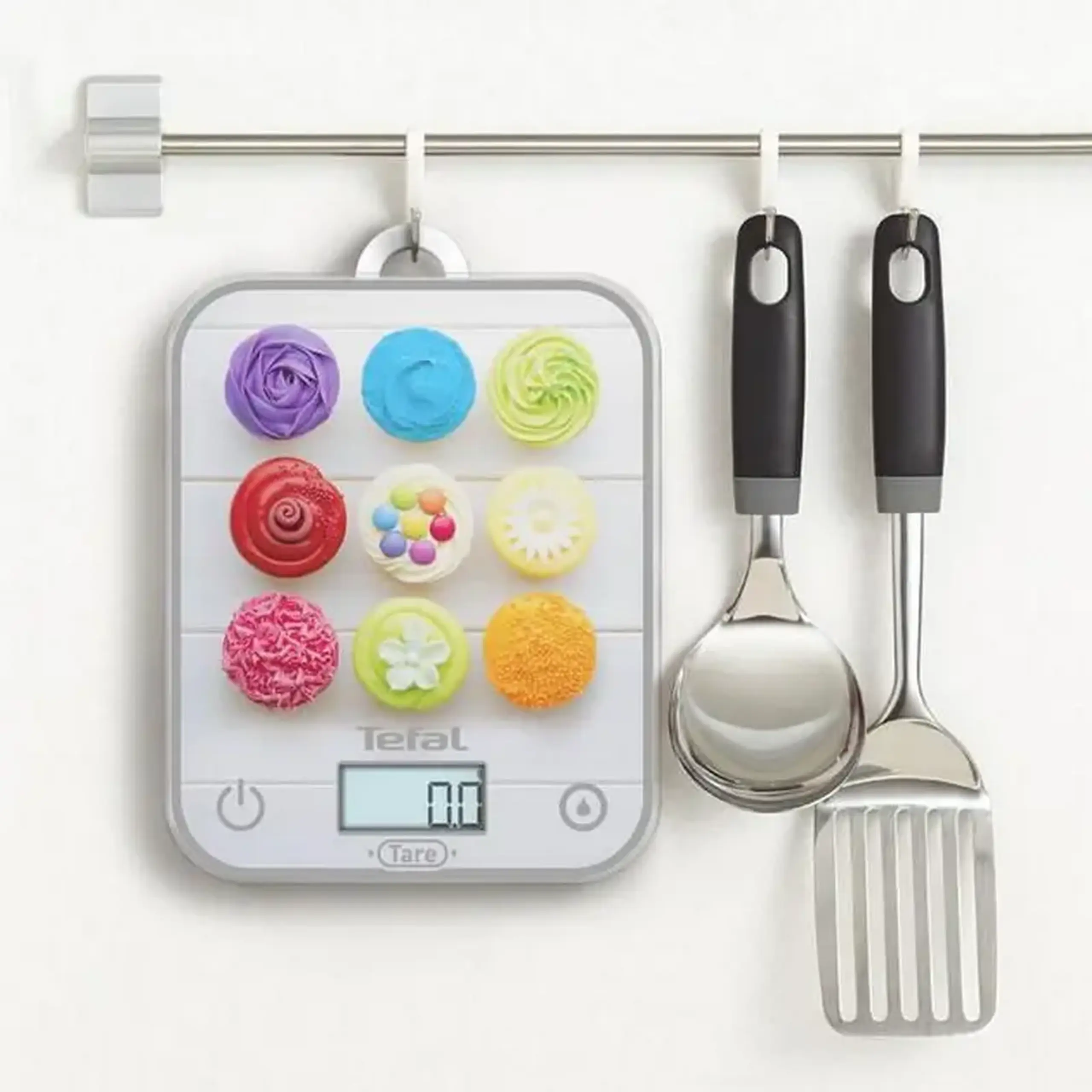 Cântar electronic de bucătărie Tefal BC50D4V0, Gri