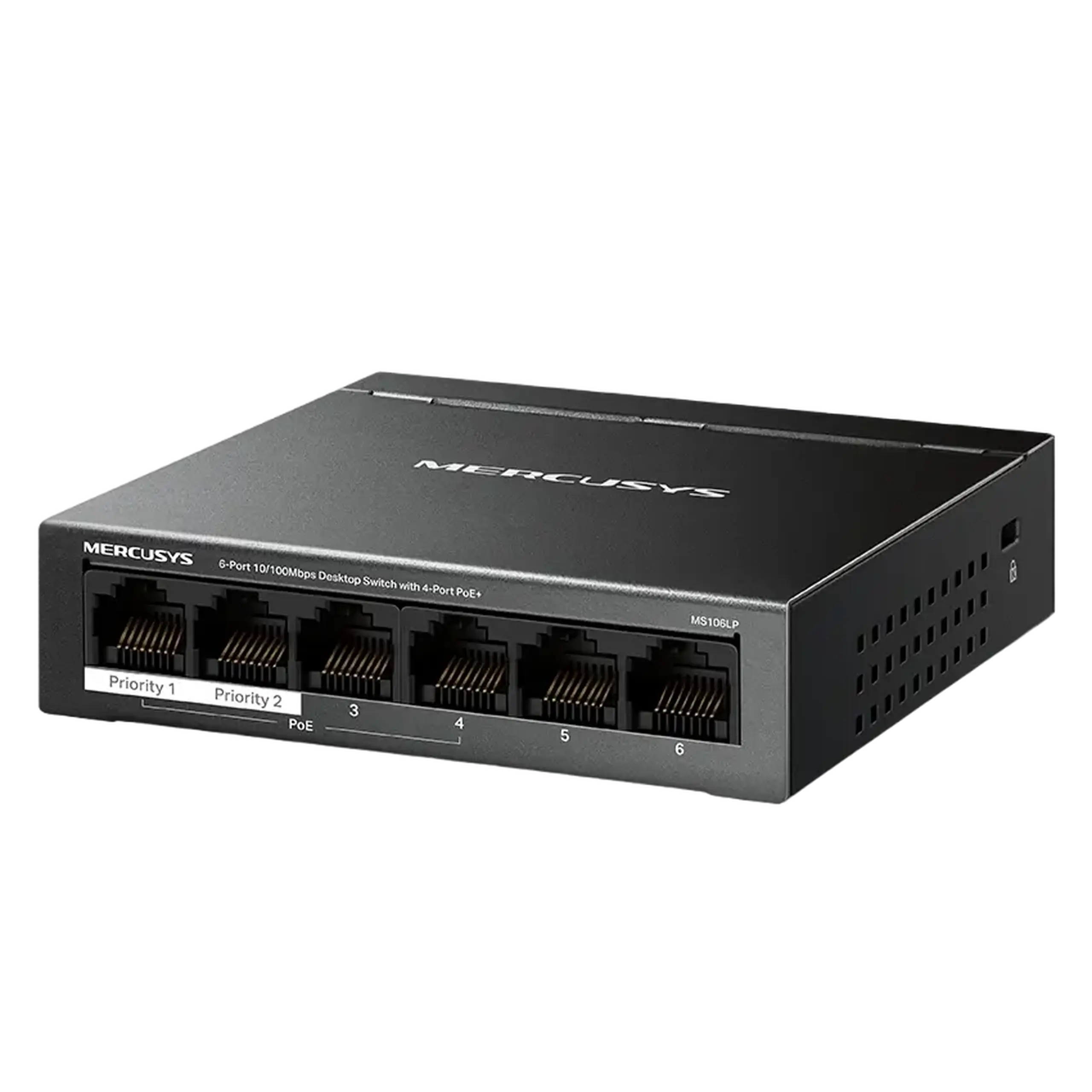 Switch de rețea MERCUSYS MS106LP, 4x IEEE 802.3af/at