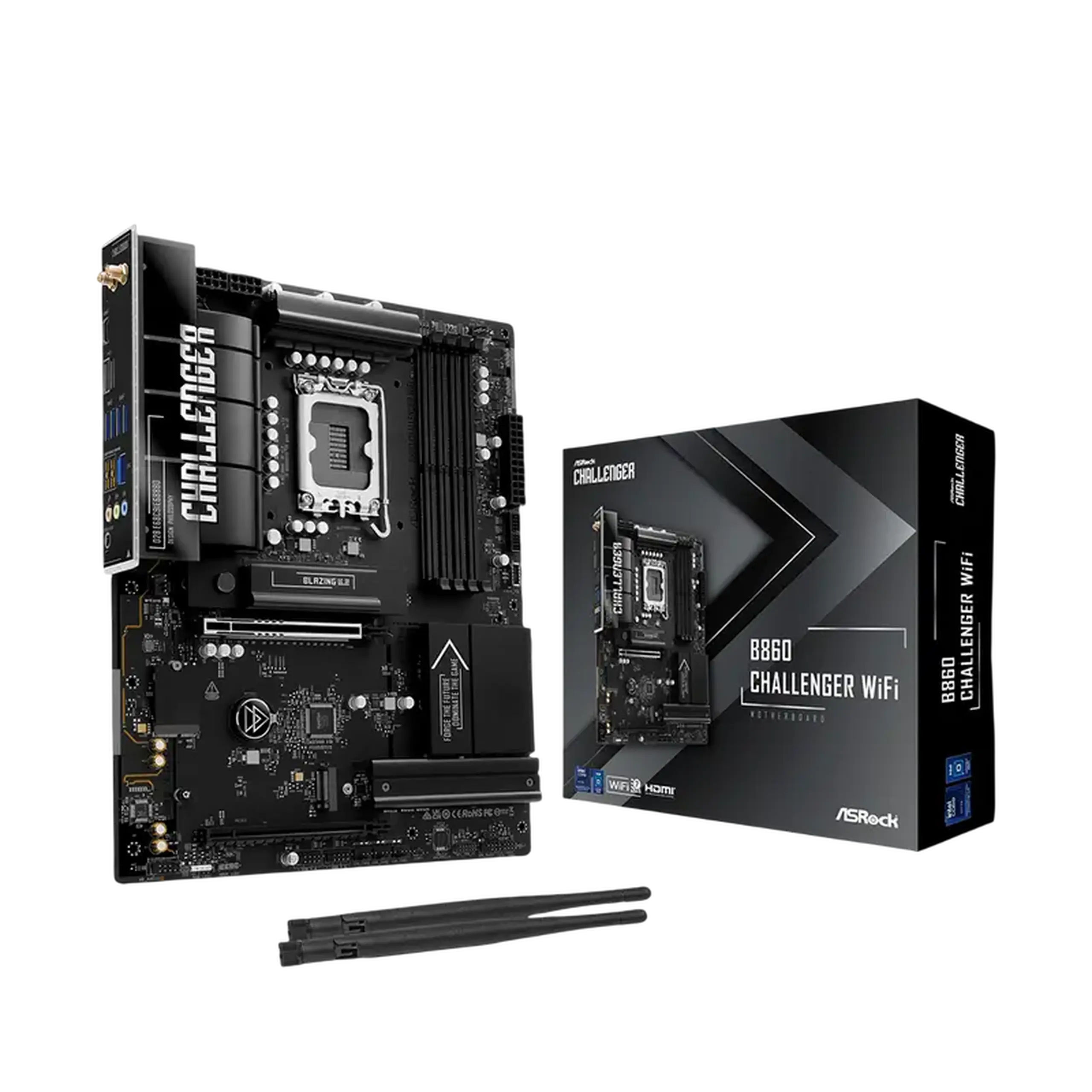 Placă de bază ASRock B860 CHALLENGER WIFI, LGA1851, AMD B860, ATX