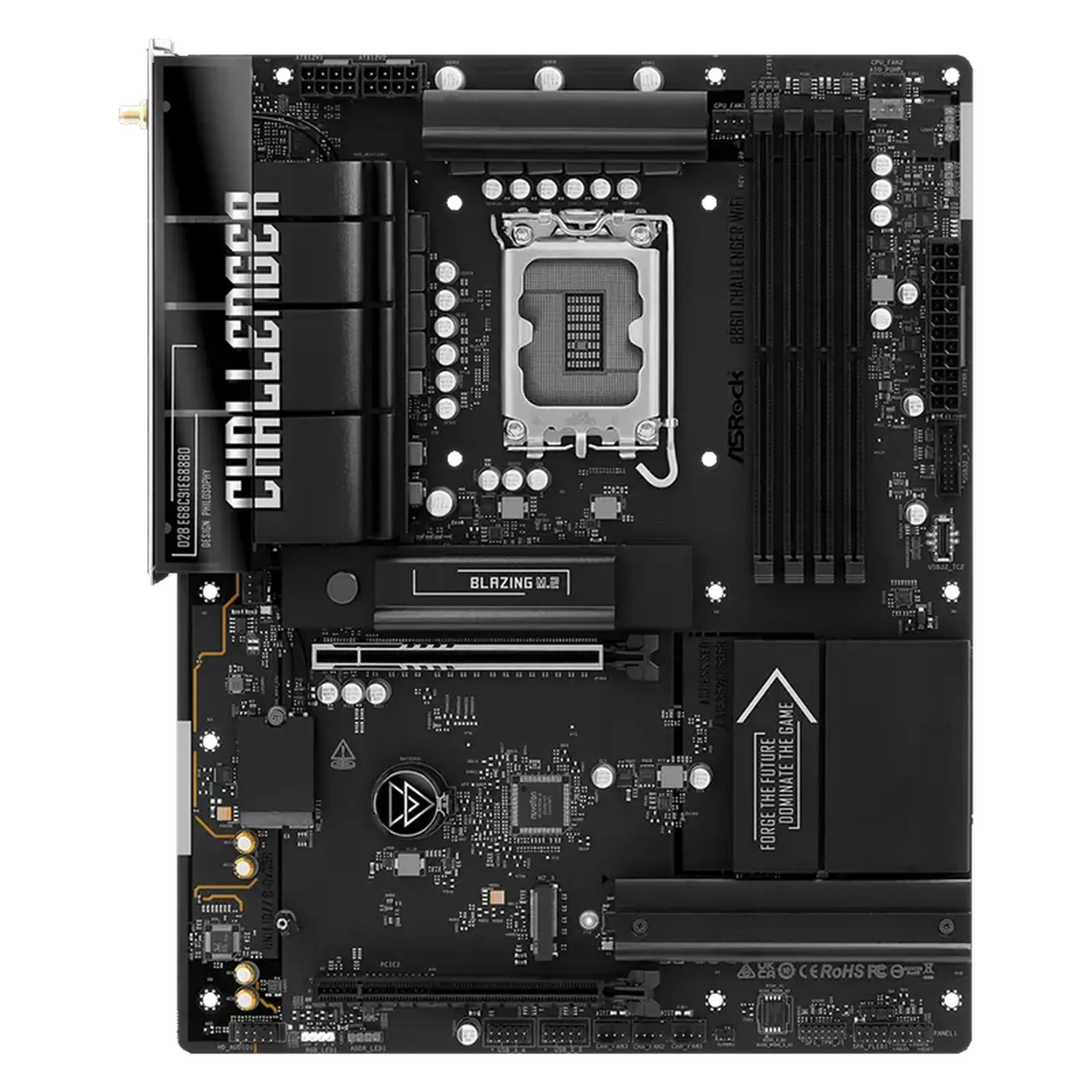 Placă de bază ASRock B860 CHALLENGER WIFI, LGA1851, AMD B860, ATX