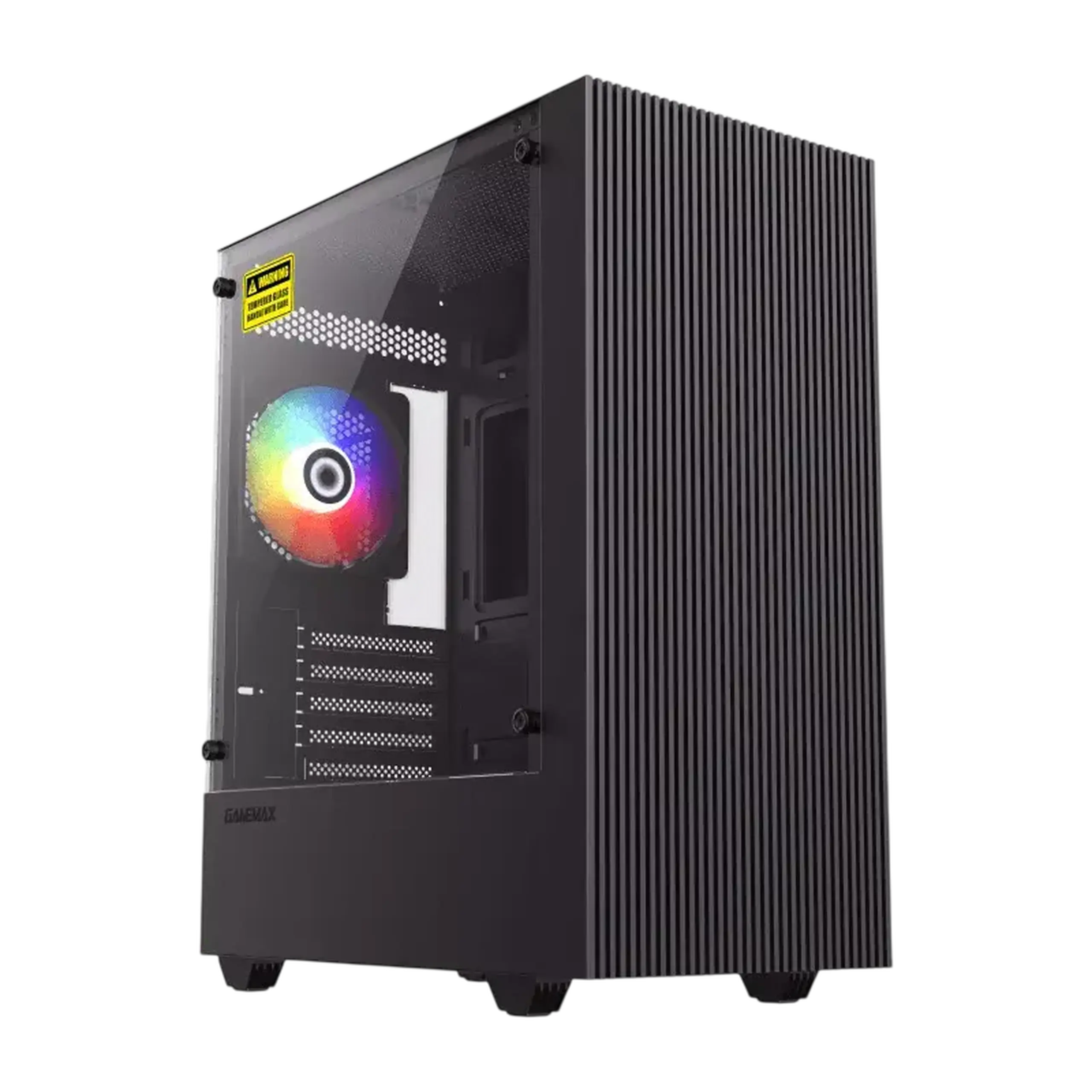 Carcasă PC Gamemax Edge, Micro-ATX, Fără PSU, Negru