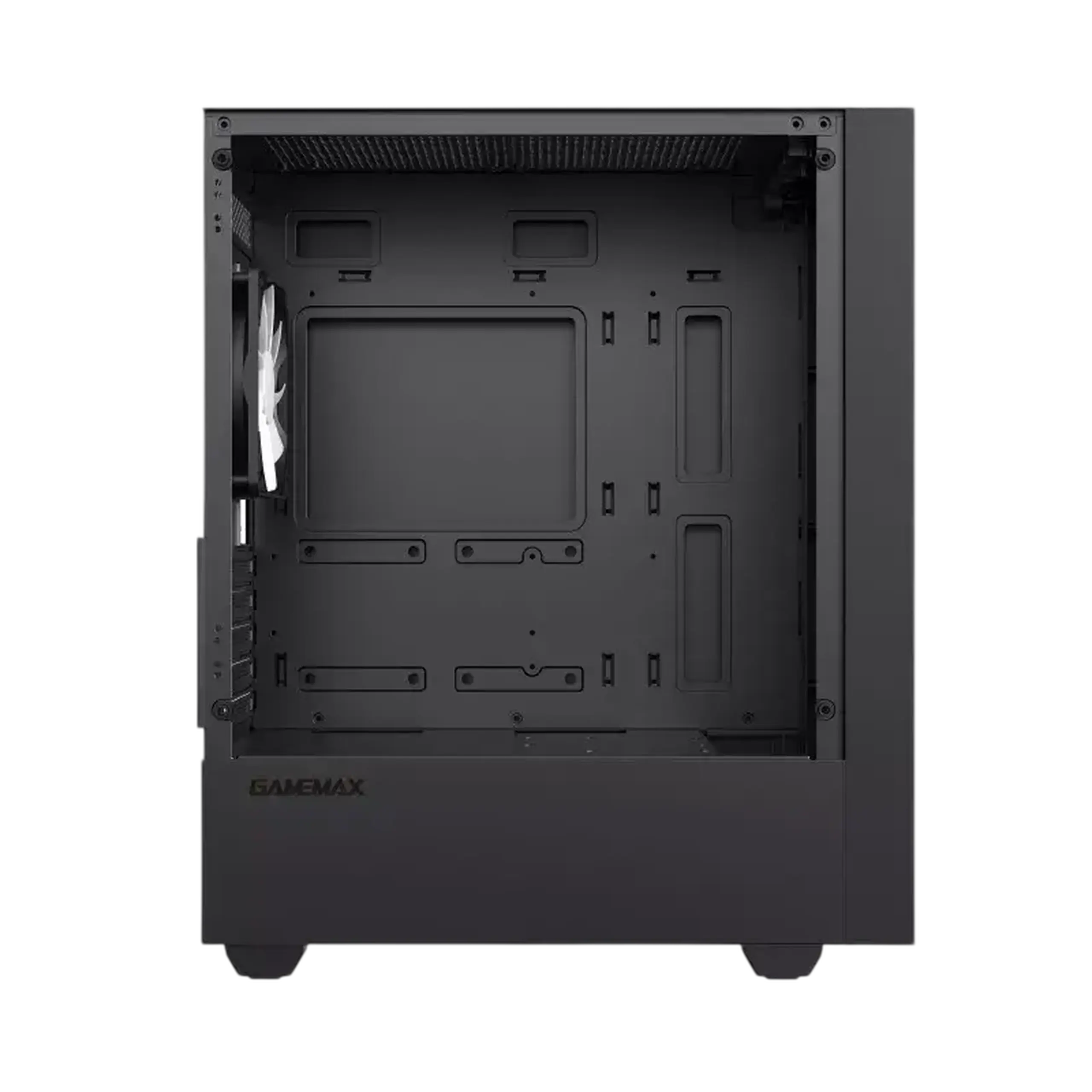 Carcasă PC Gamemax Edge, Micro-ATX, Fără PSU, Negru